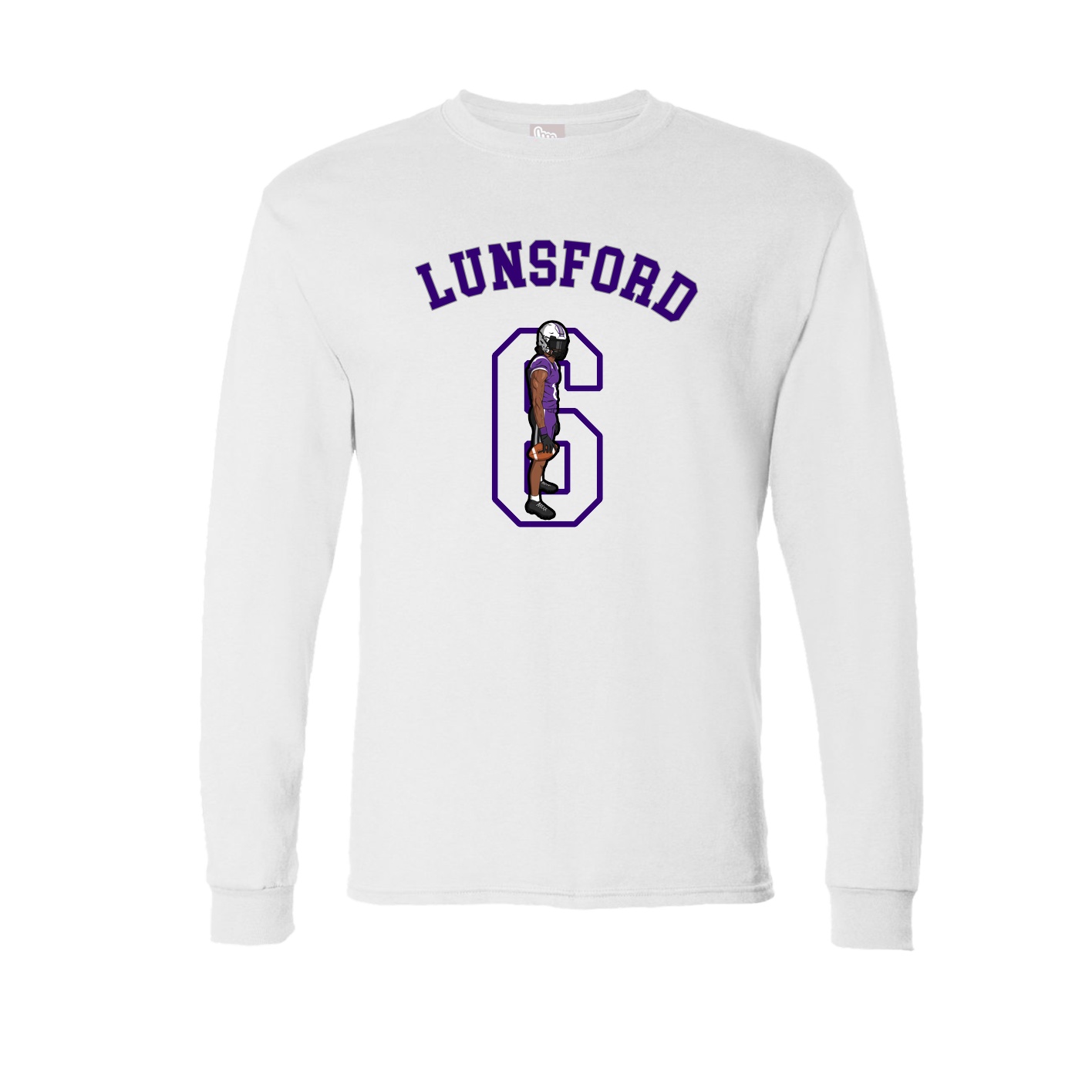 Long Sleeve Tee — Shirsey Arch in White