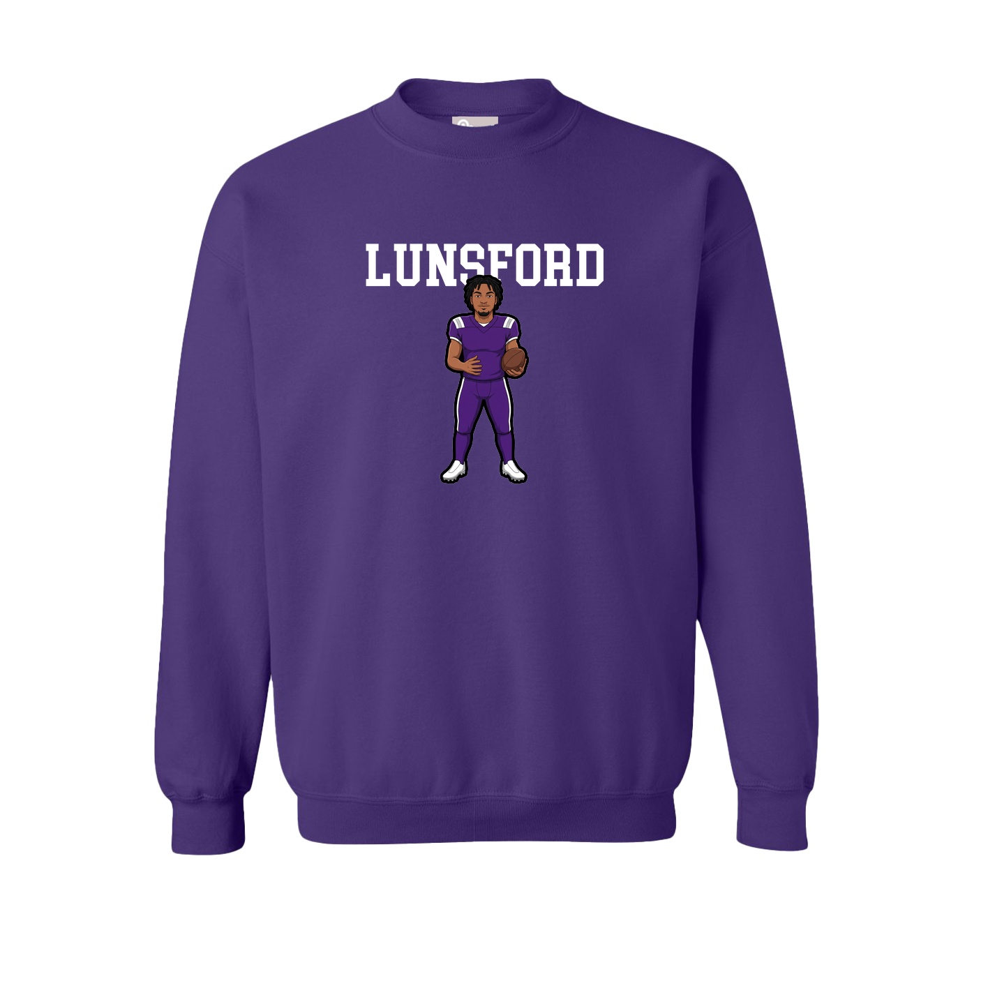 Fleece Crew — Shirsey in Purple