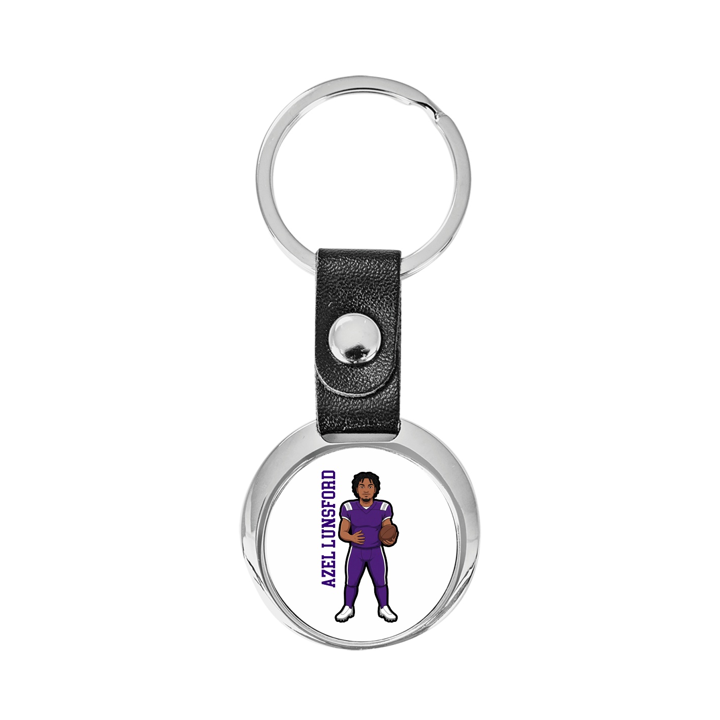 Key Chain — Name Vertical in Classic