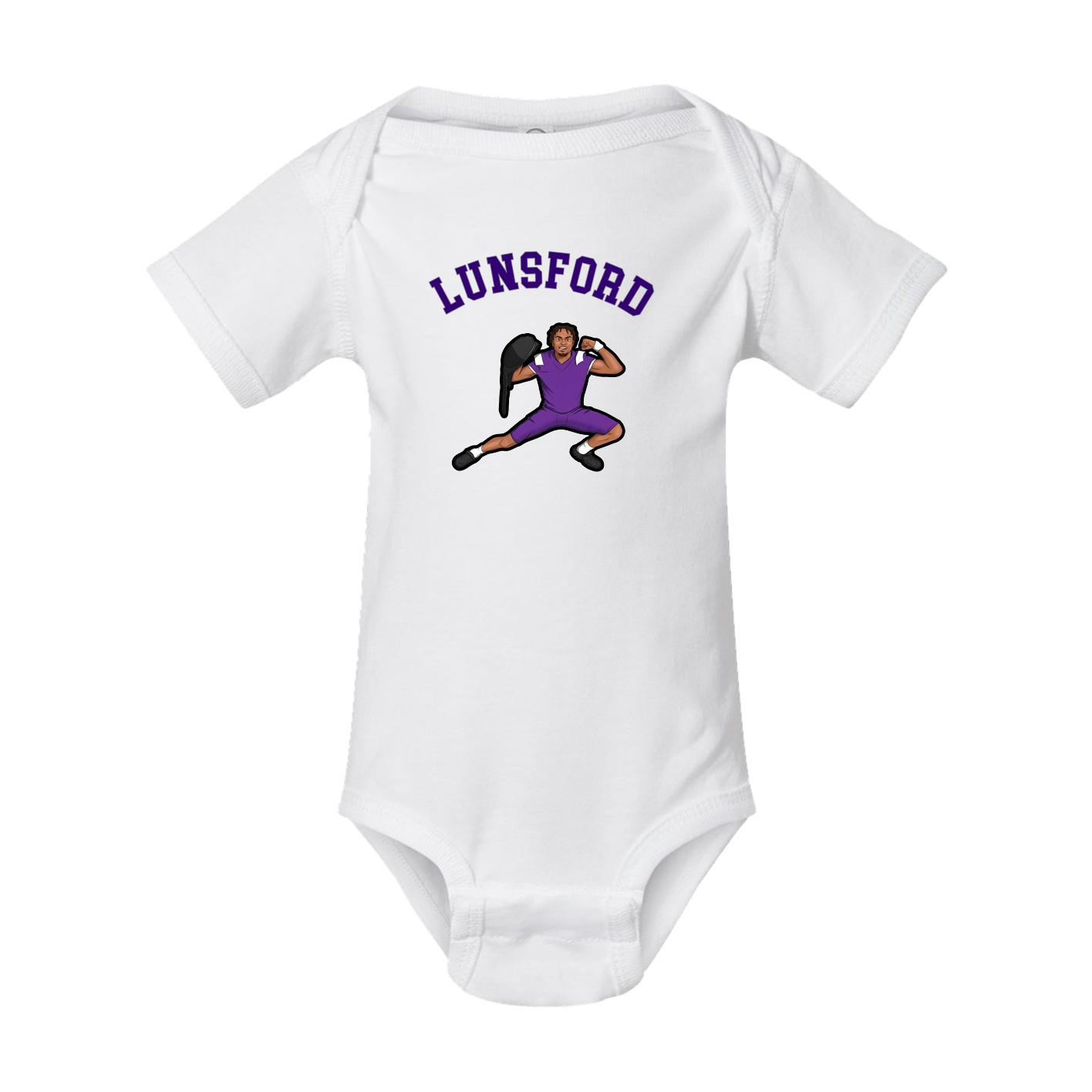Baby Onesie — Shirsey Arch in White