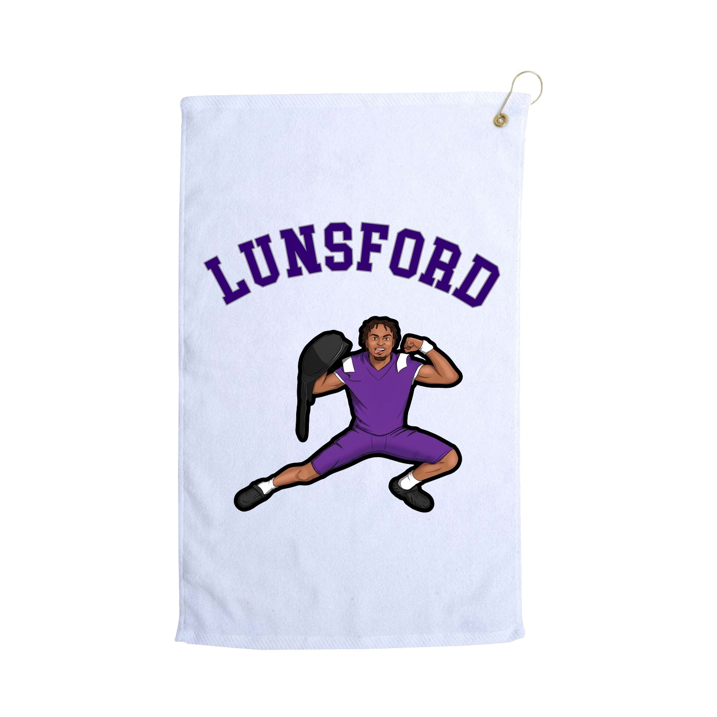 Golf Towel — Shirsey Arch in White