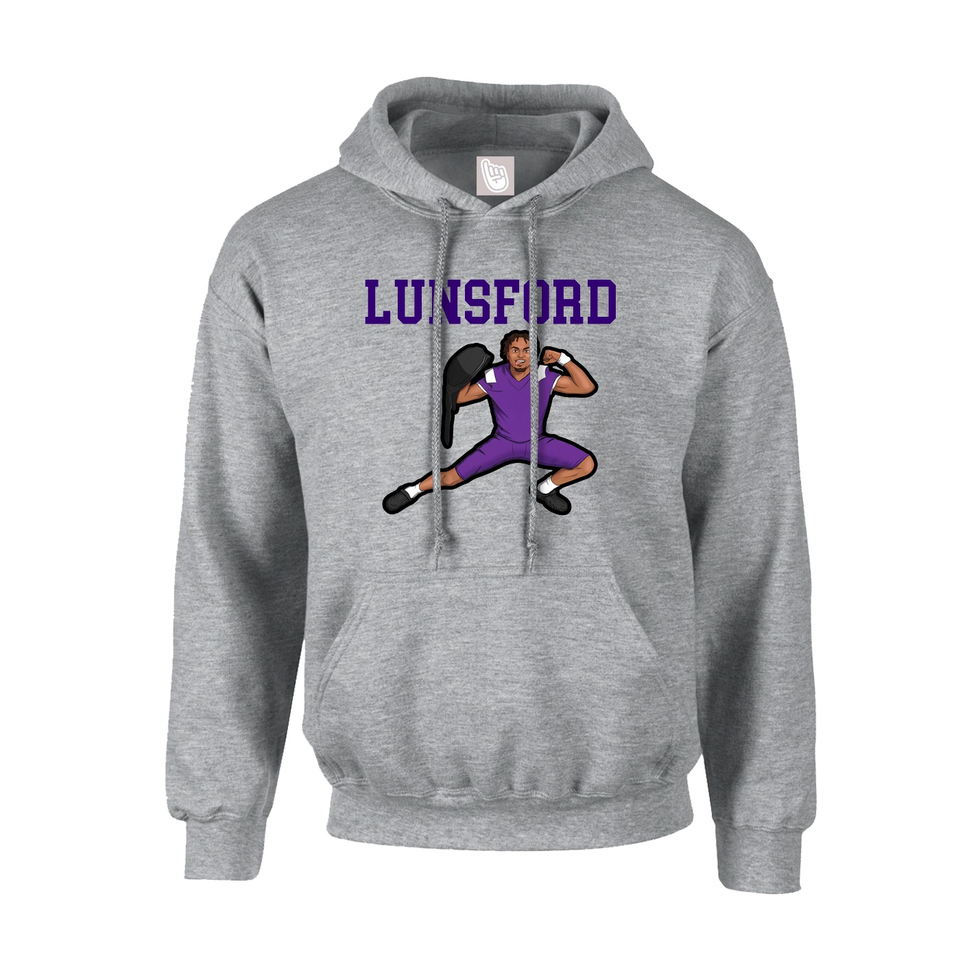 Hoodie — Shirsey in Grey