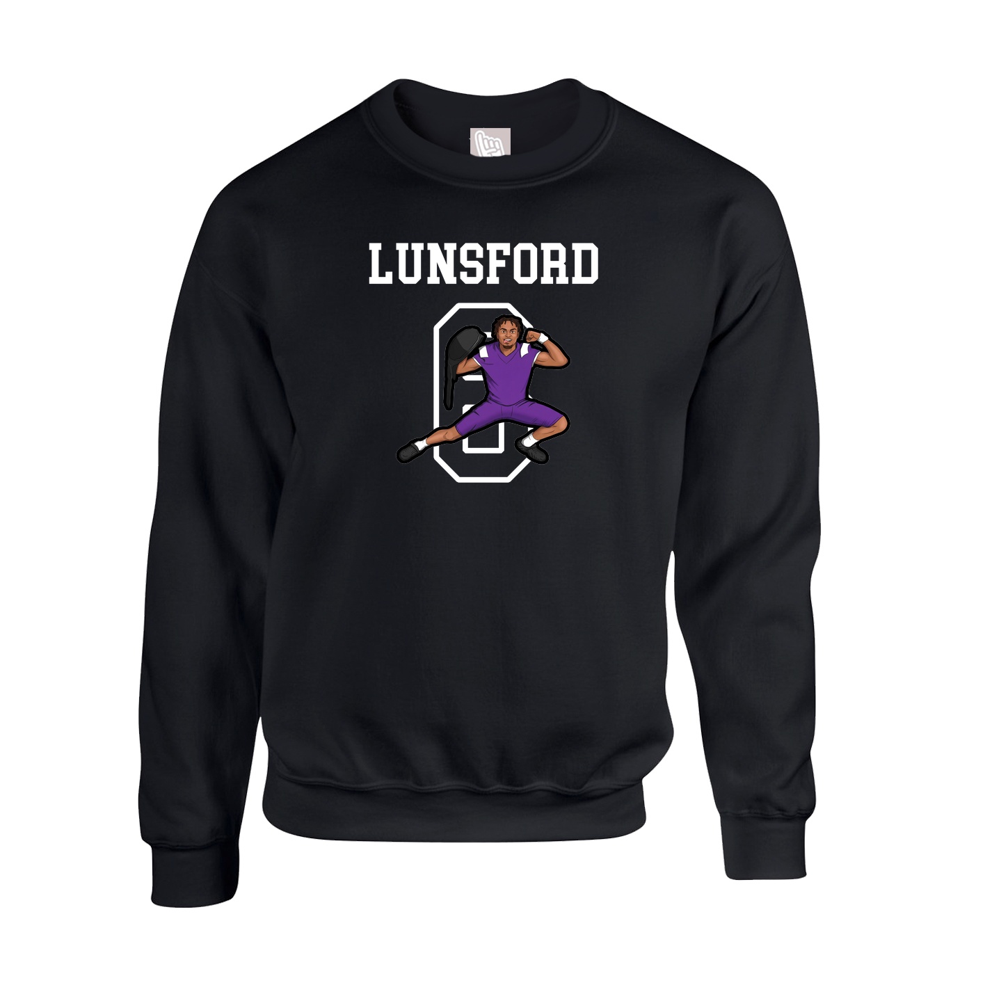 Fleece Crew — Shirsey in Black