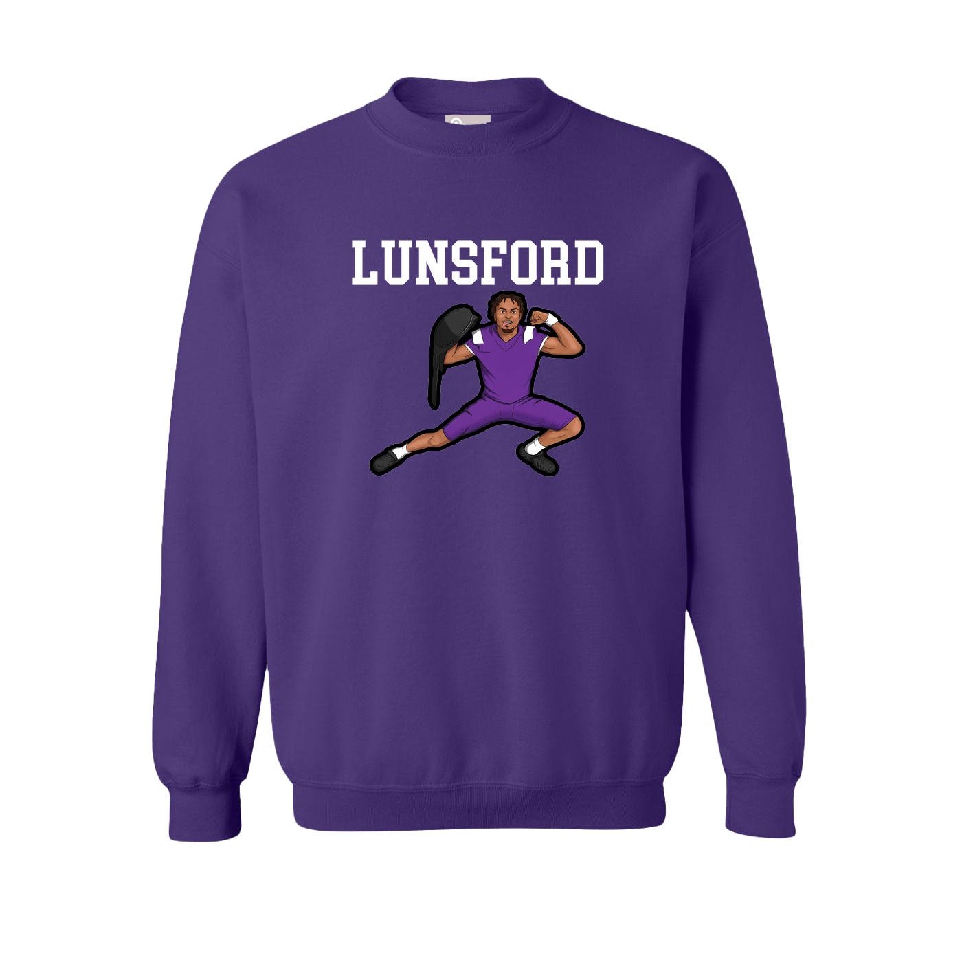 Fleece Crew — Shirsey in Purple