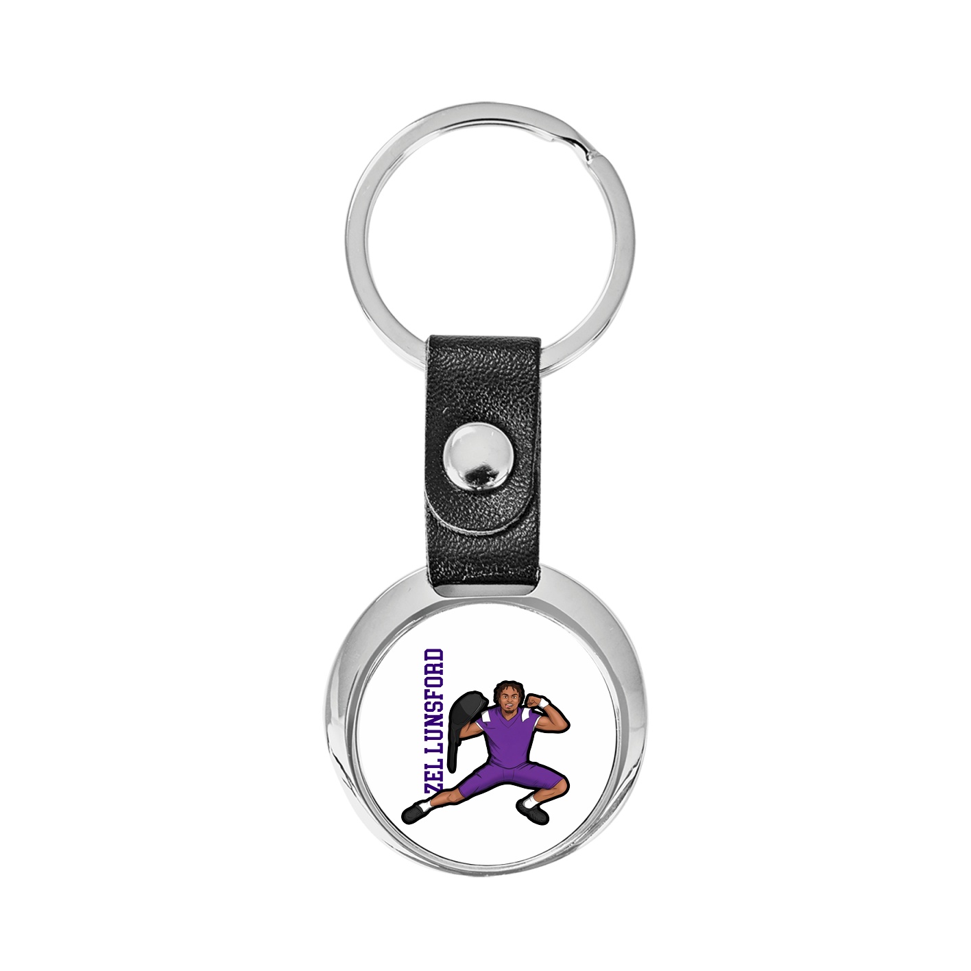 Key Chain — Name Vertical in Classic