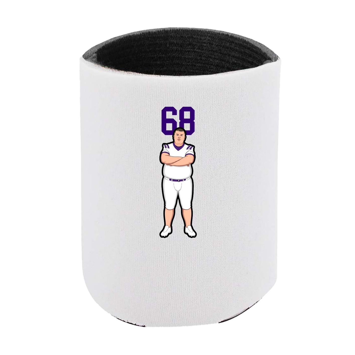 Can Holder — Number Top in White