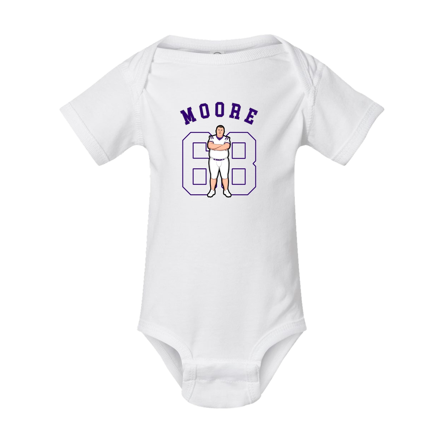 Baby Onesie — Shirsey Arch in White