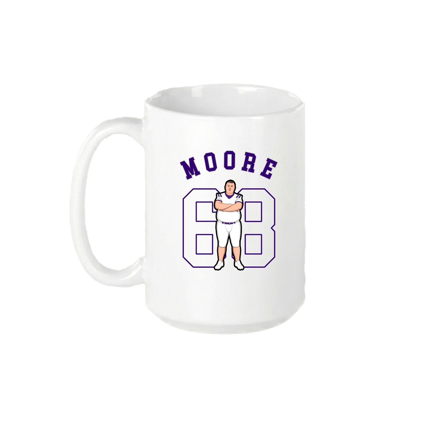 15oz Coffee Mug — Shirsey Arch in White