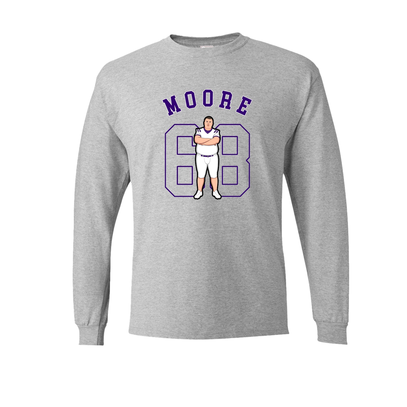 Long Sleeve Tee — Shirsey Arch in Grey