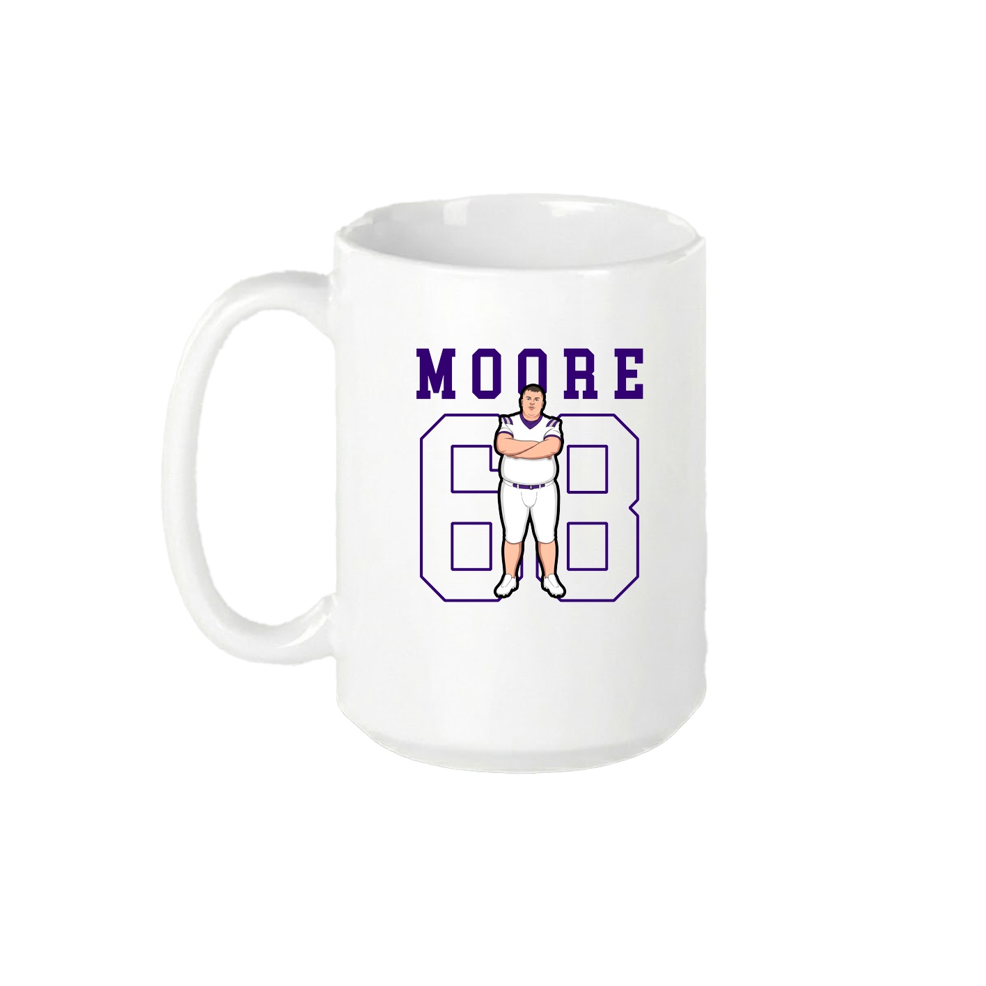 15oz Coffee Mug — Shirsey in White