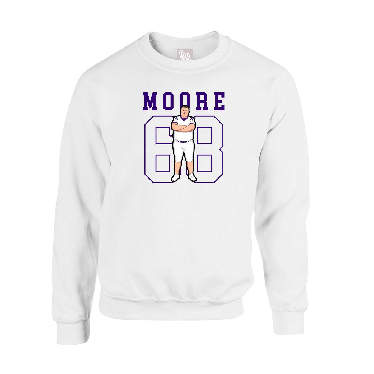 Fleece Crew — Shirsey in White