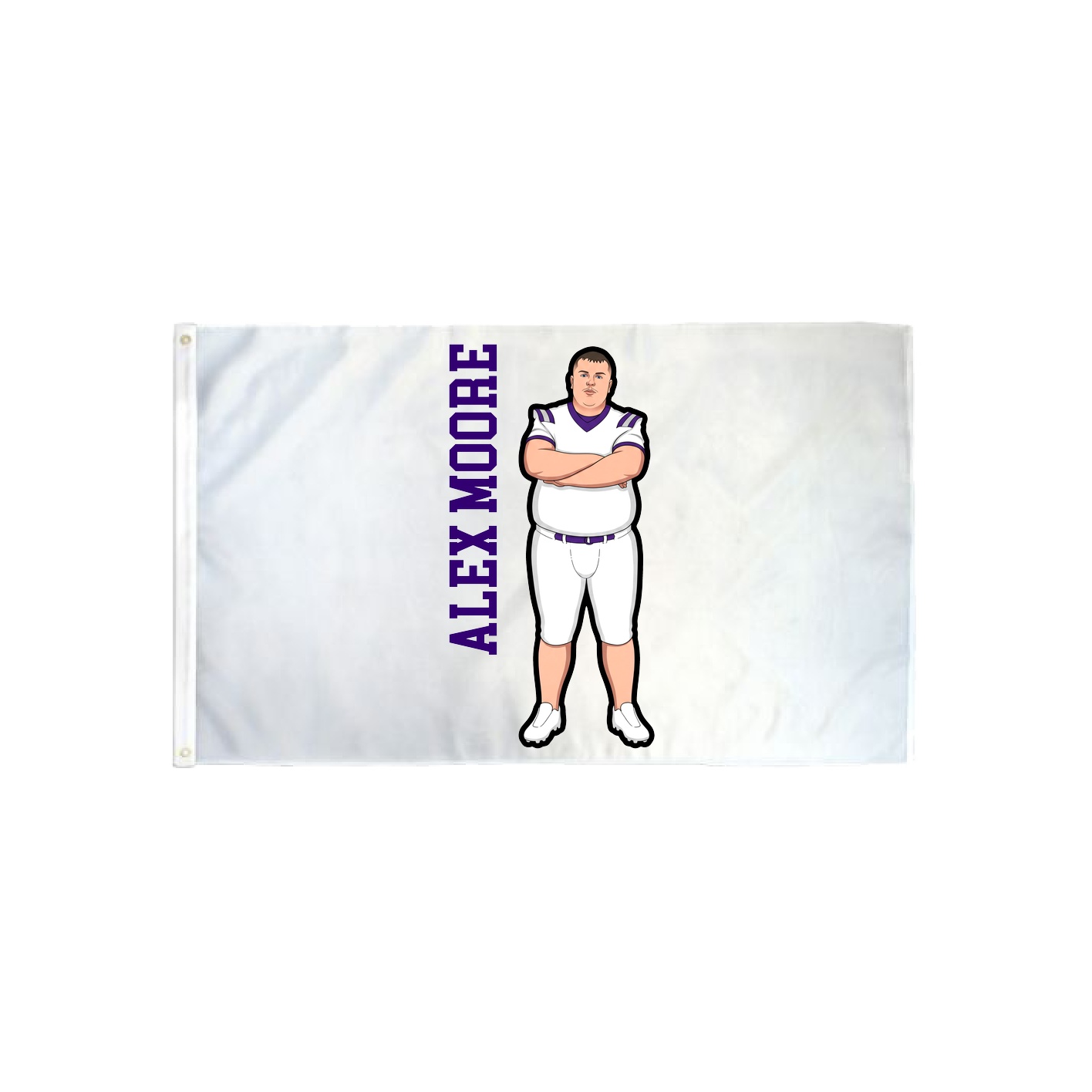 3x5 Flag — Name Vertical in Classic