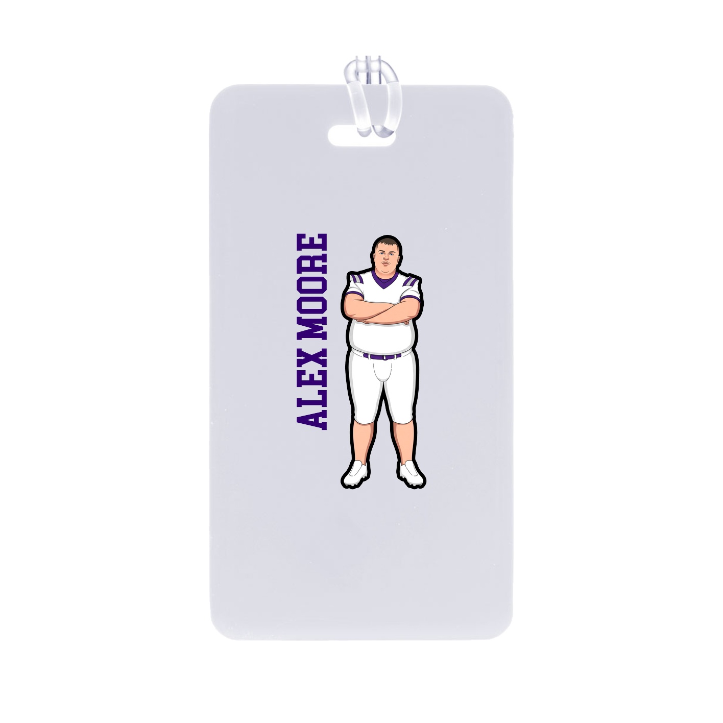 Bag Tag — Name Vertical in Classic