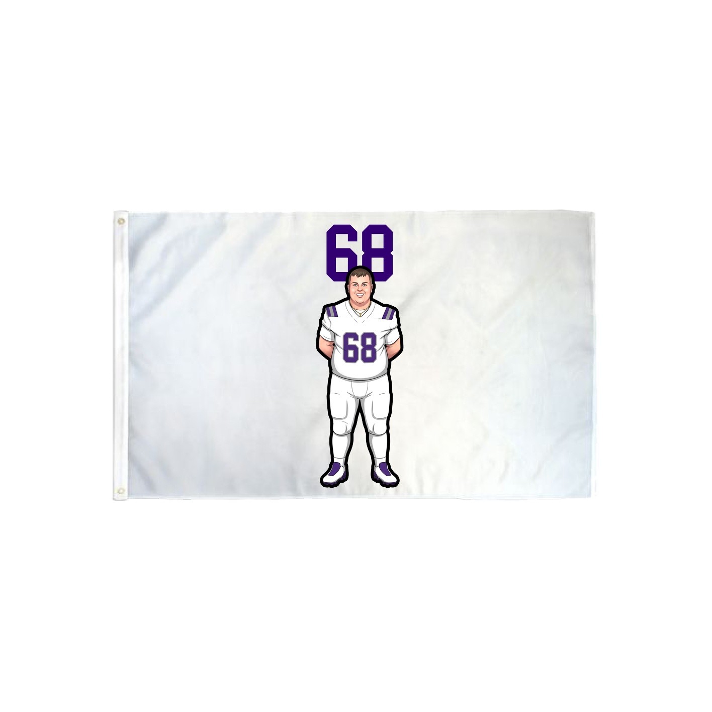 3x5 Flag — Number Top in Classic