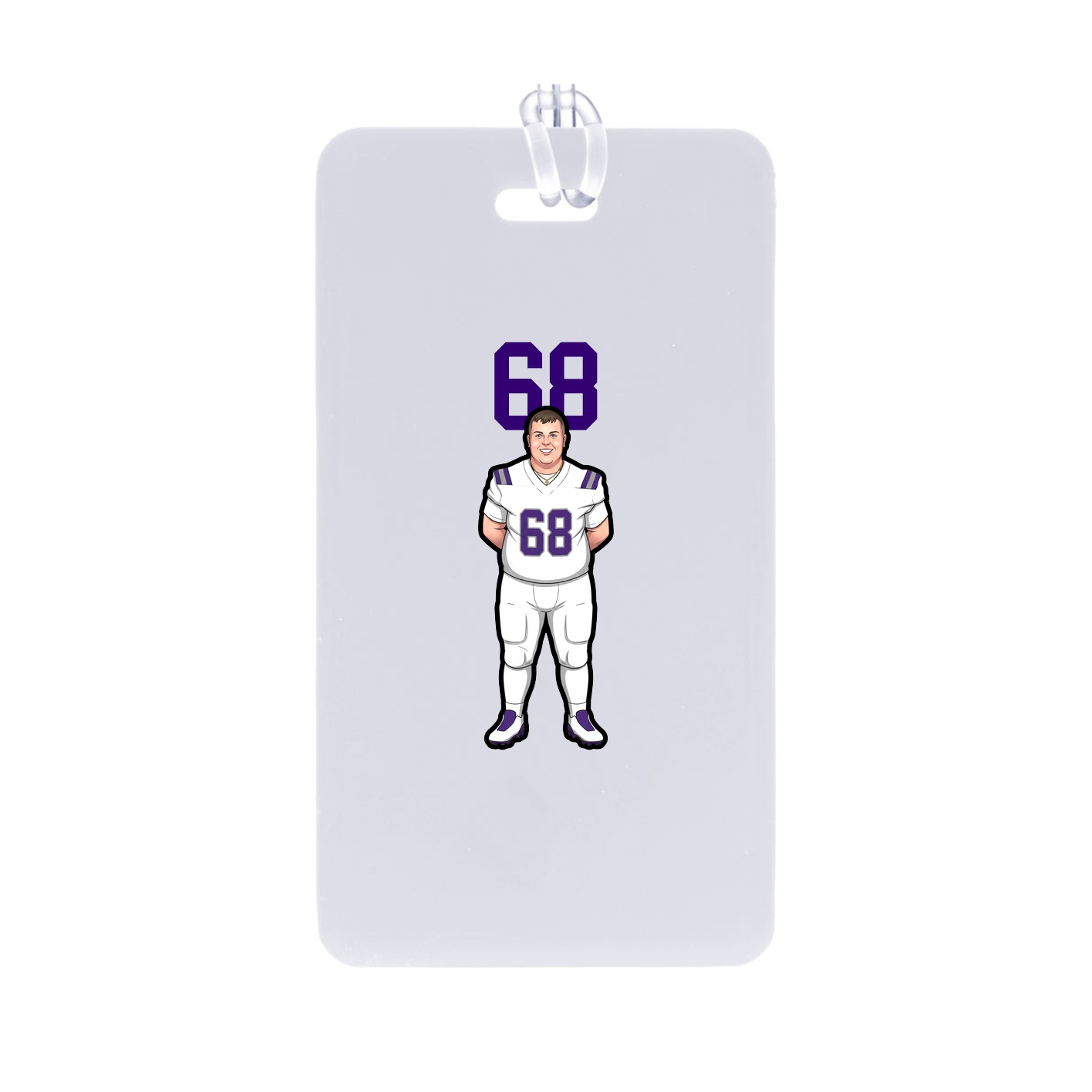 Bag Tag — Number Top in Classic