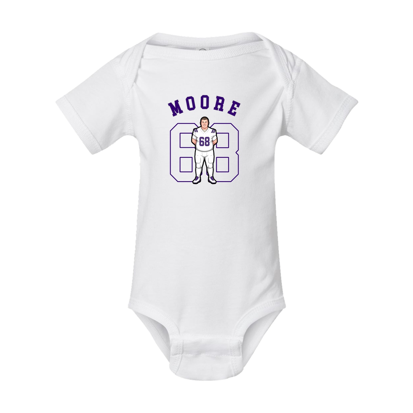 Baby Onesie — Shirsey Arch in White