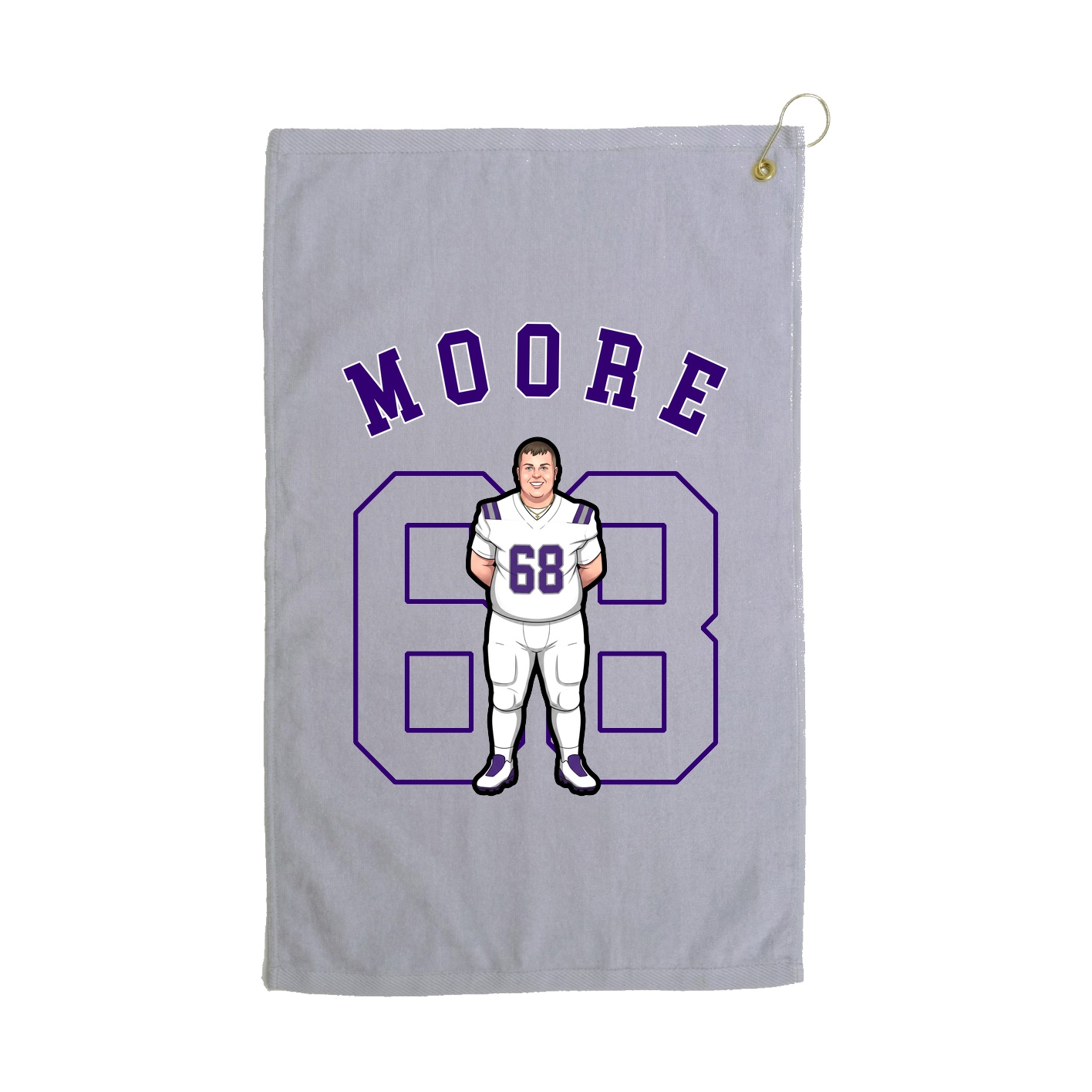 Golf Towel — Shirsey Arch in Grey