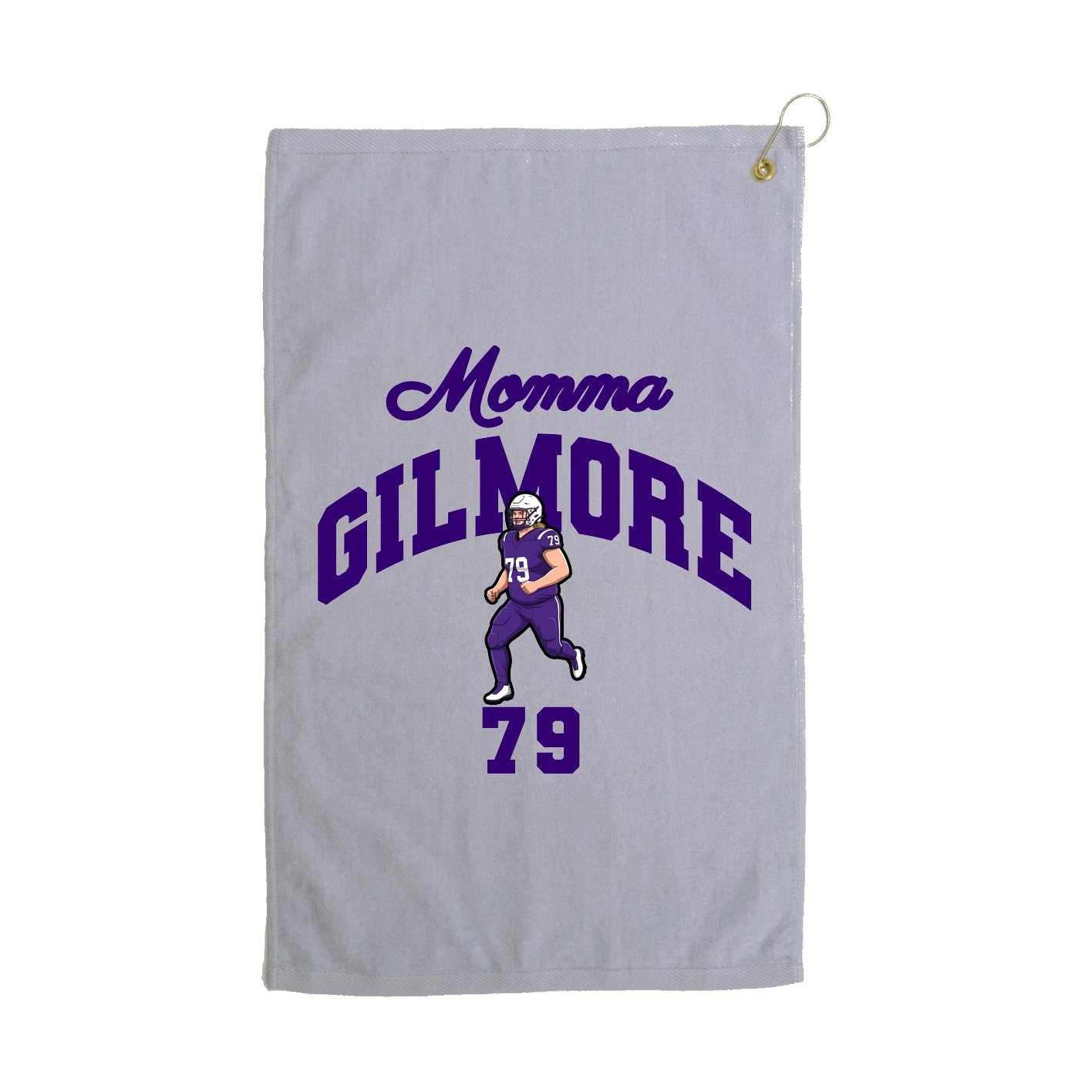 Golf Towel — Mothers Day Arch in Grey