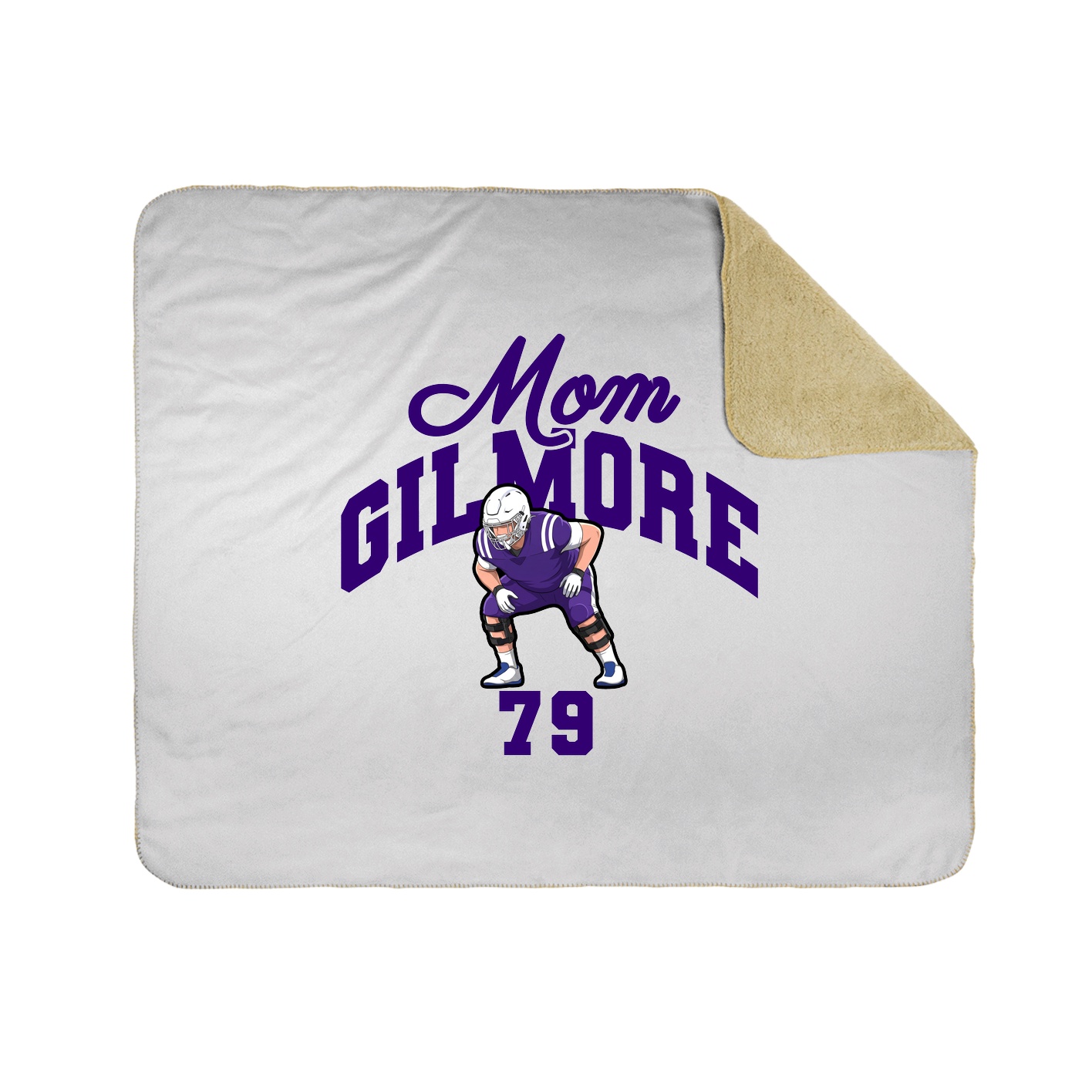 Throw Blanket — Mothers Day Arch in White