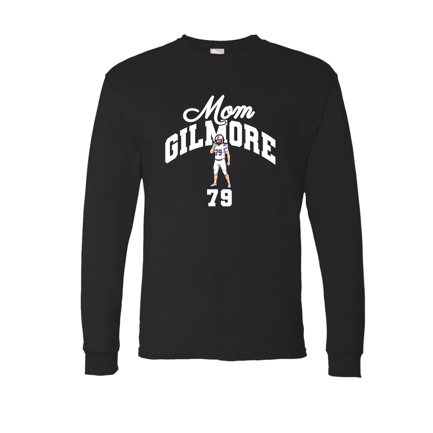 Long Sleeve Tee — Mothers Day Arch in Black