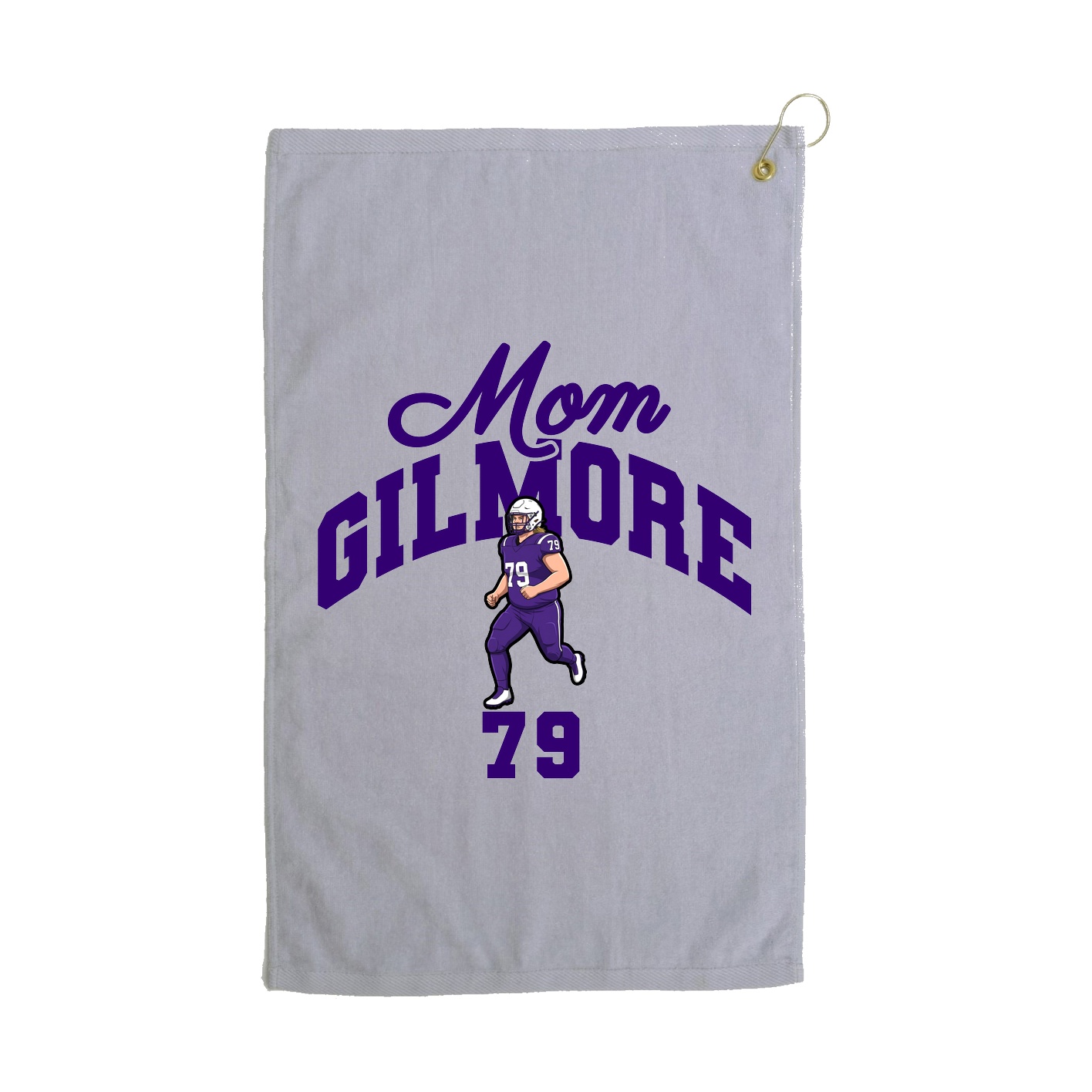Golf Towel — Mothers Day Arch in Grey