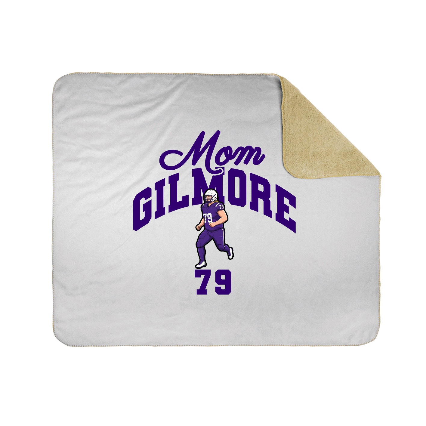 Throw Blanket — Mothers Day Arch in White