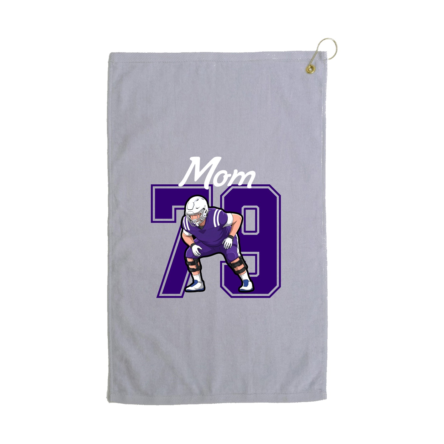 Golf Towel — Mothers Day Shirsey in Grey