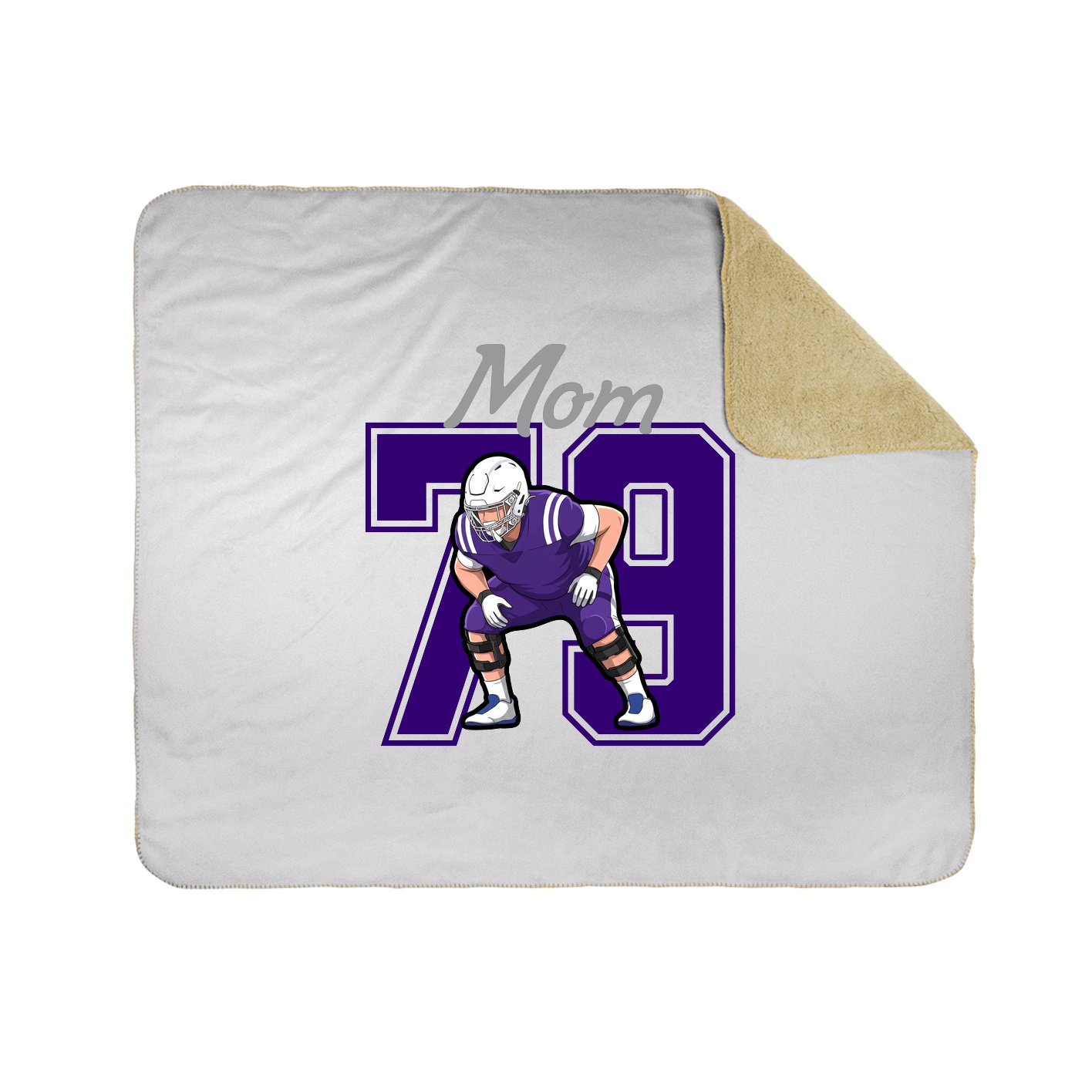 Throw Blanket — Mothers Day Shirsey in White
