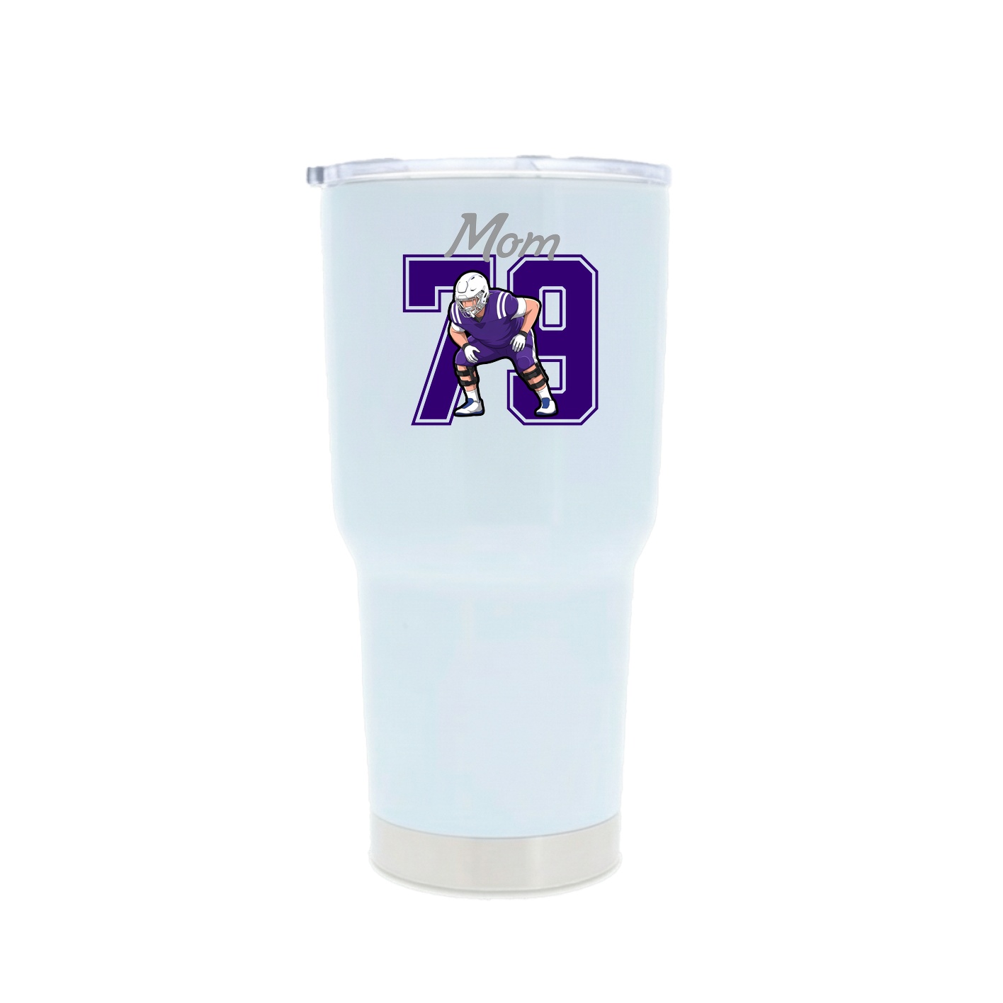 30oz Stainless Steel Tumbler — Mothers Day Shirsey in White