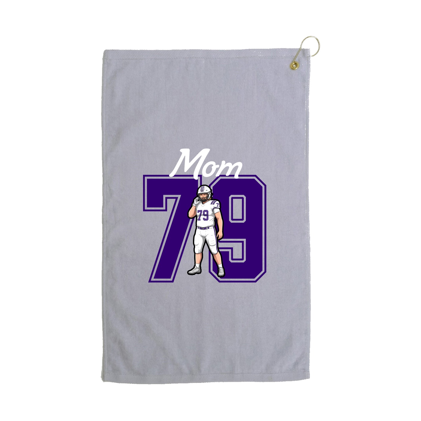 Golf Towel — Mothers Day Shirsey in Grey