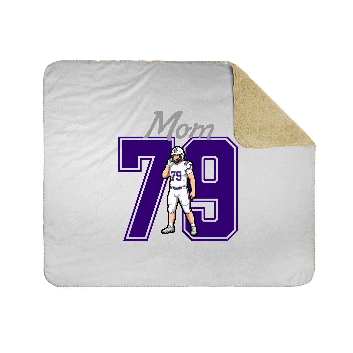 Throw Blanket — Mothers Day Shirsey in White
