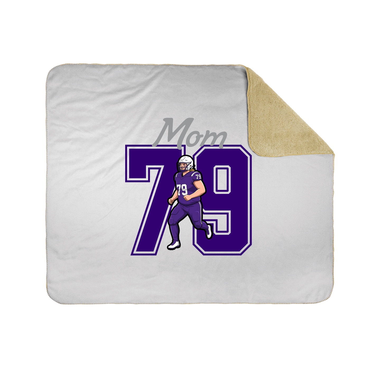 Throw Blanket — Mothers Day Shirsey in White