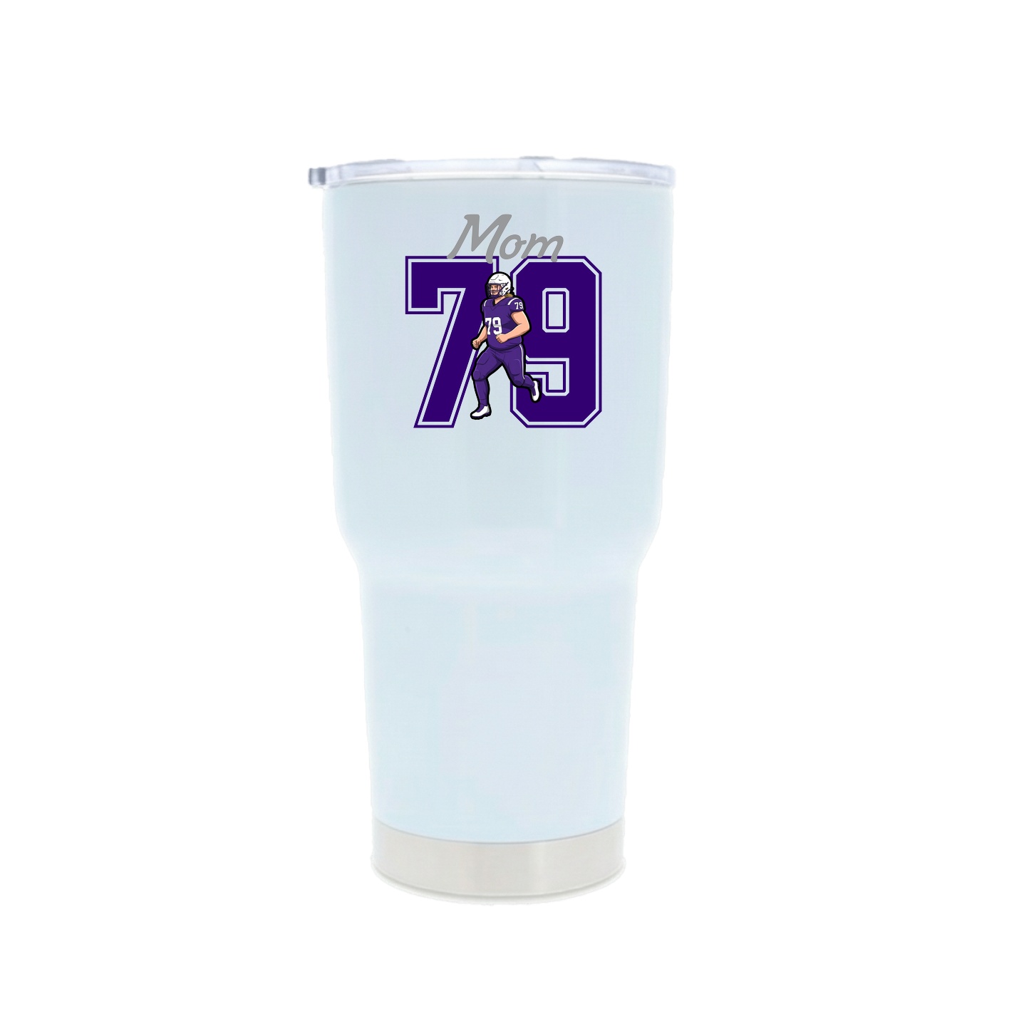 30oz Stainless Steel Tumbler — Mothers Day Shirsey in White