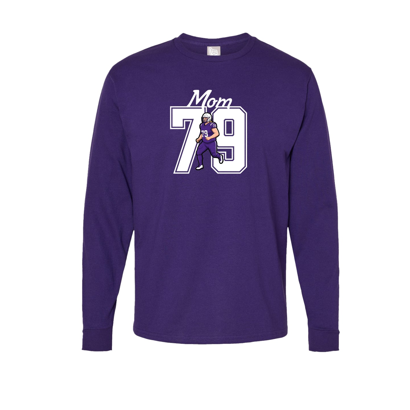 Long Sleeve Tee — Mothers Day Shirsey in Purple