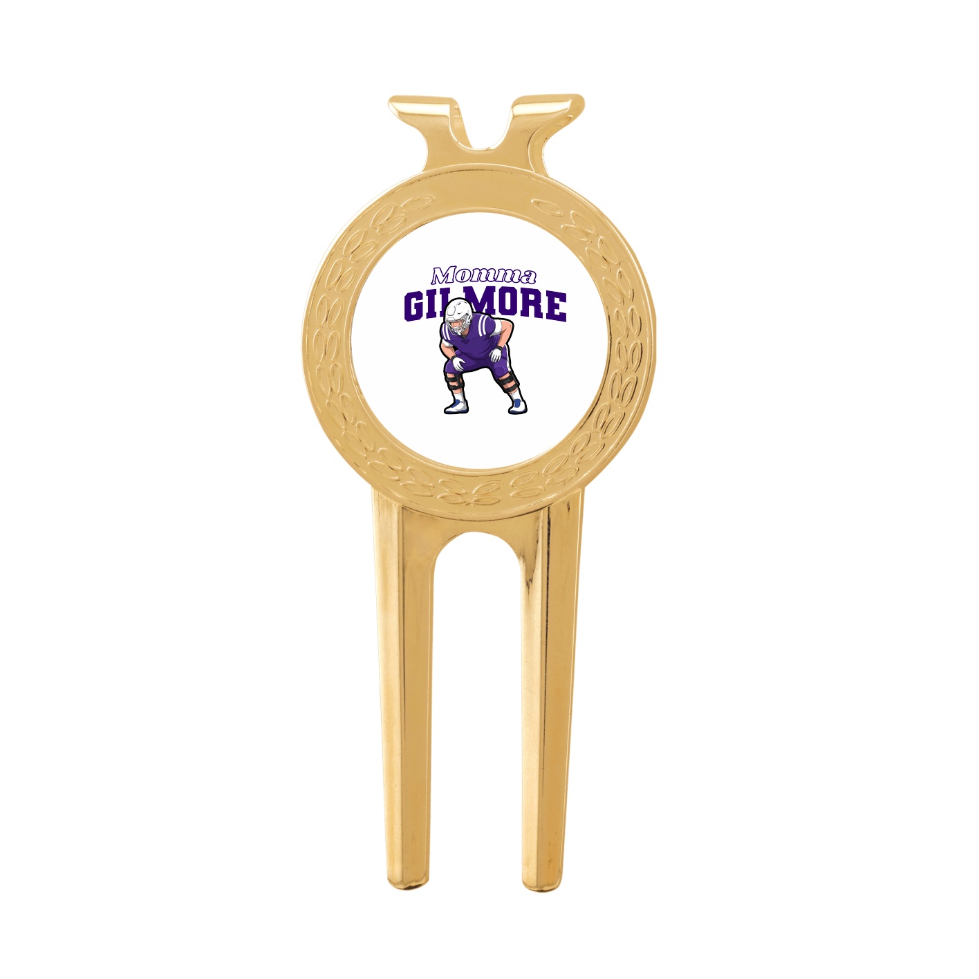 Divot Tool with Ball Marker — Mothers Day Block in Classic