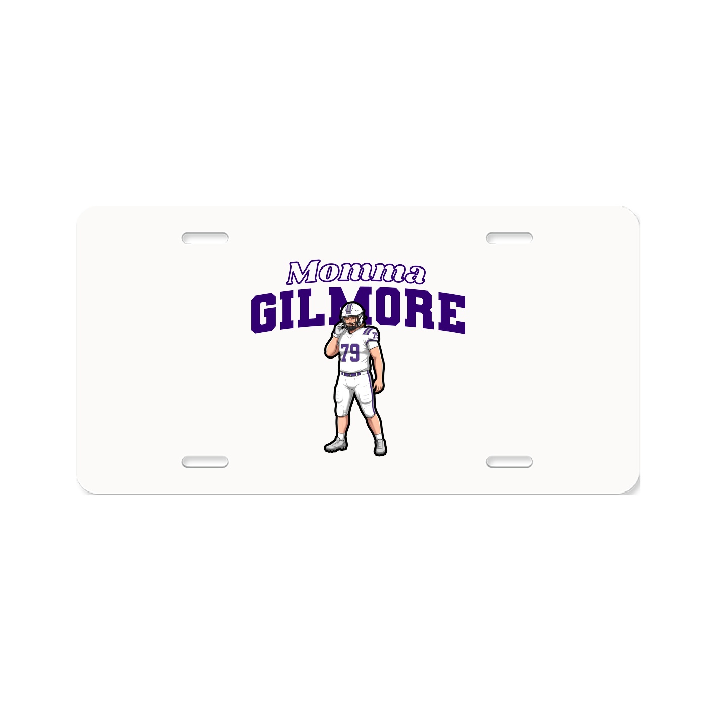 License Plate — Mothers Day Block in Classic
