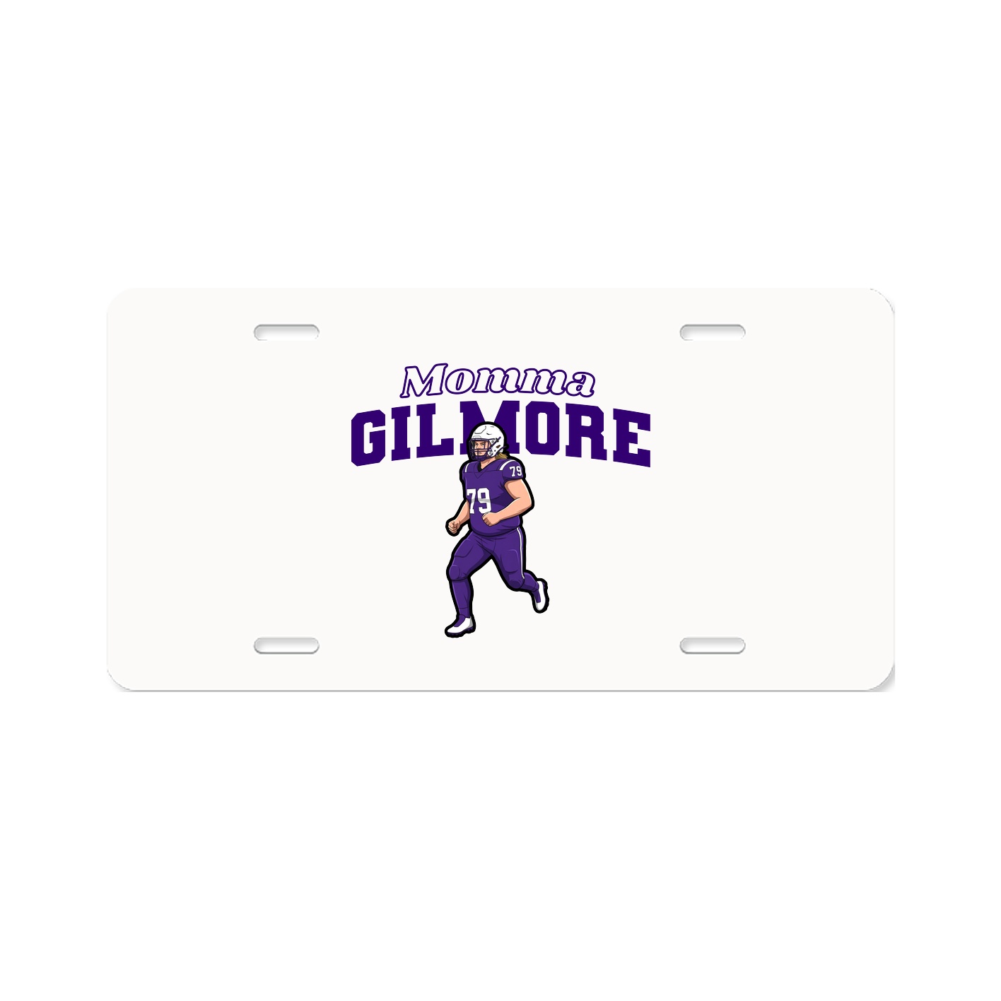 License Plate — Mothers Day Block in Classic