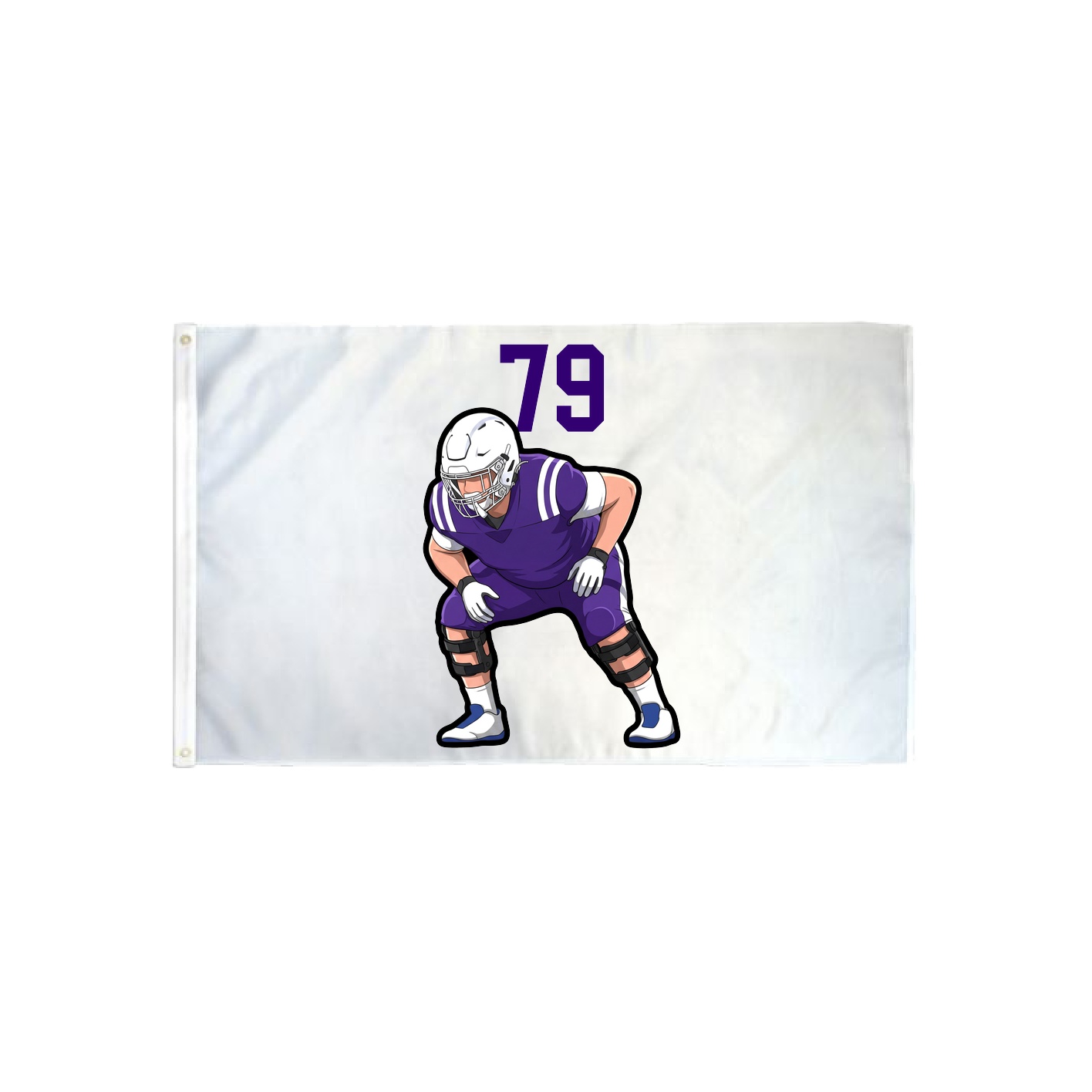3x5 Flag — Number Top in Classic