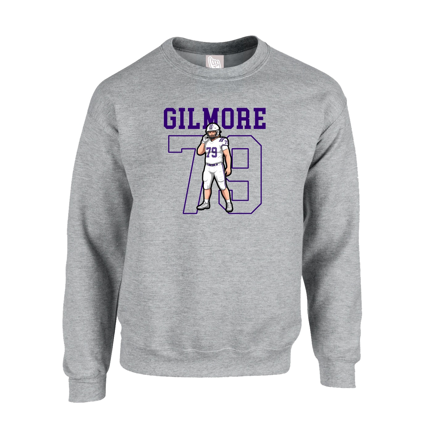 Fleece Crew — Shirsey in Grey
