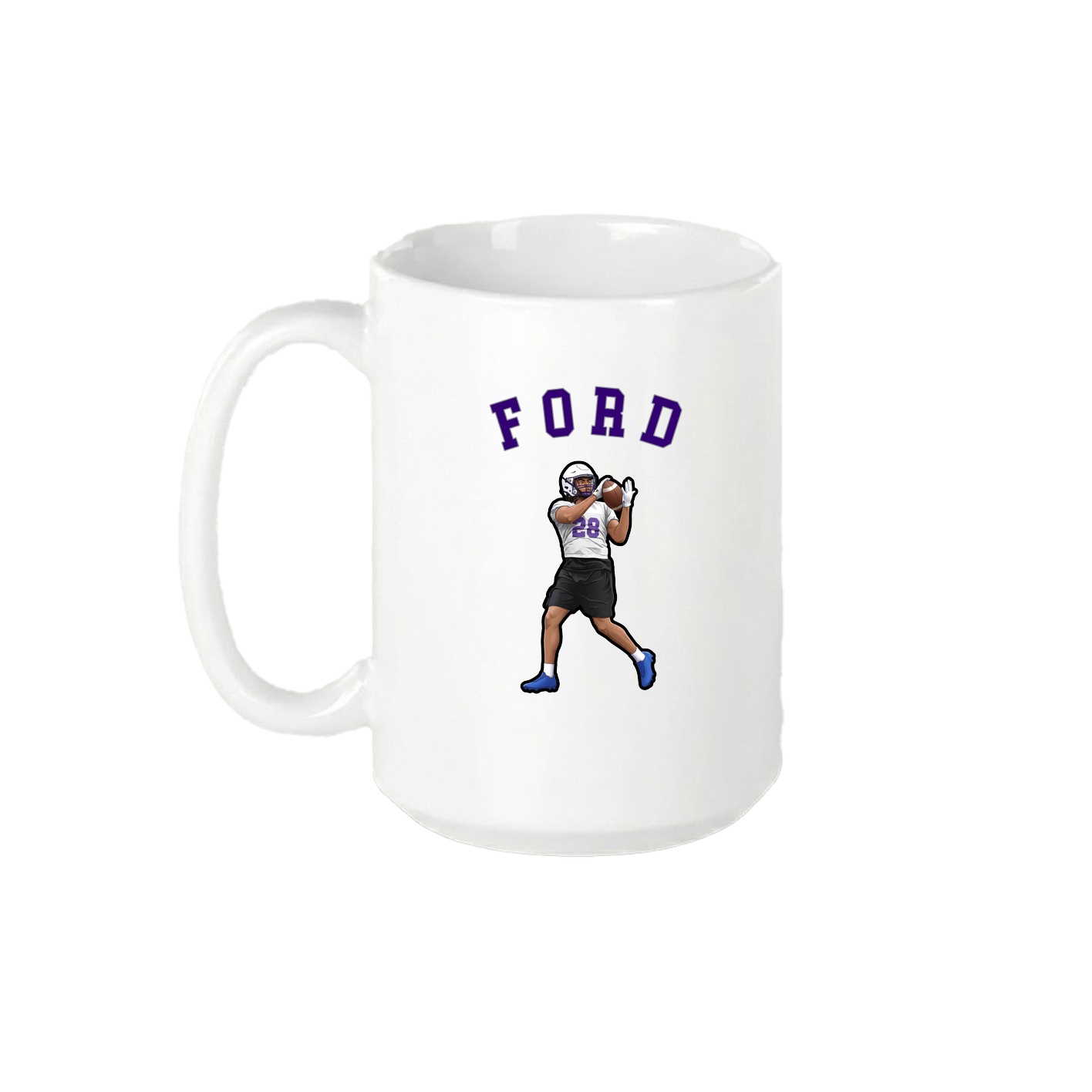 15oz Coffee Mug — Shirsey Arch in White