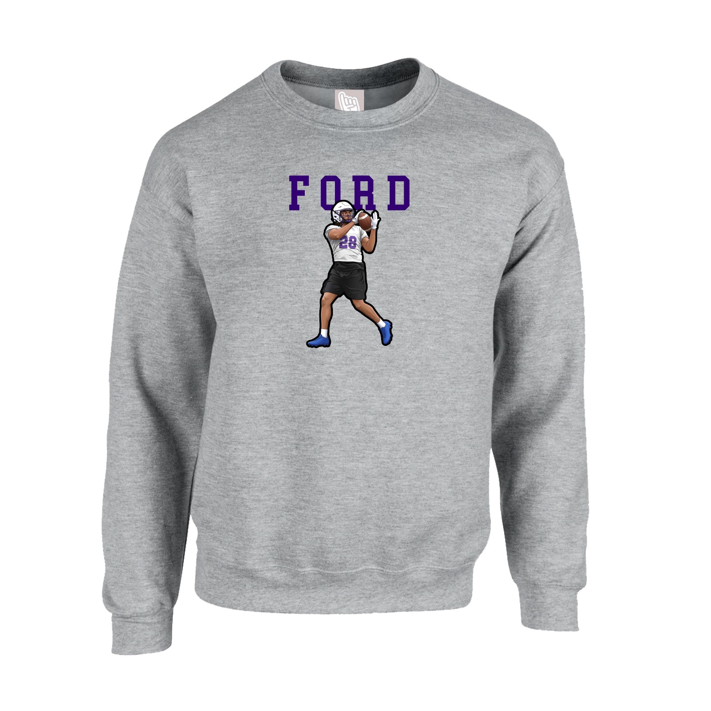 Fleece Crew — Shirsey in Grey