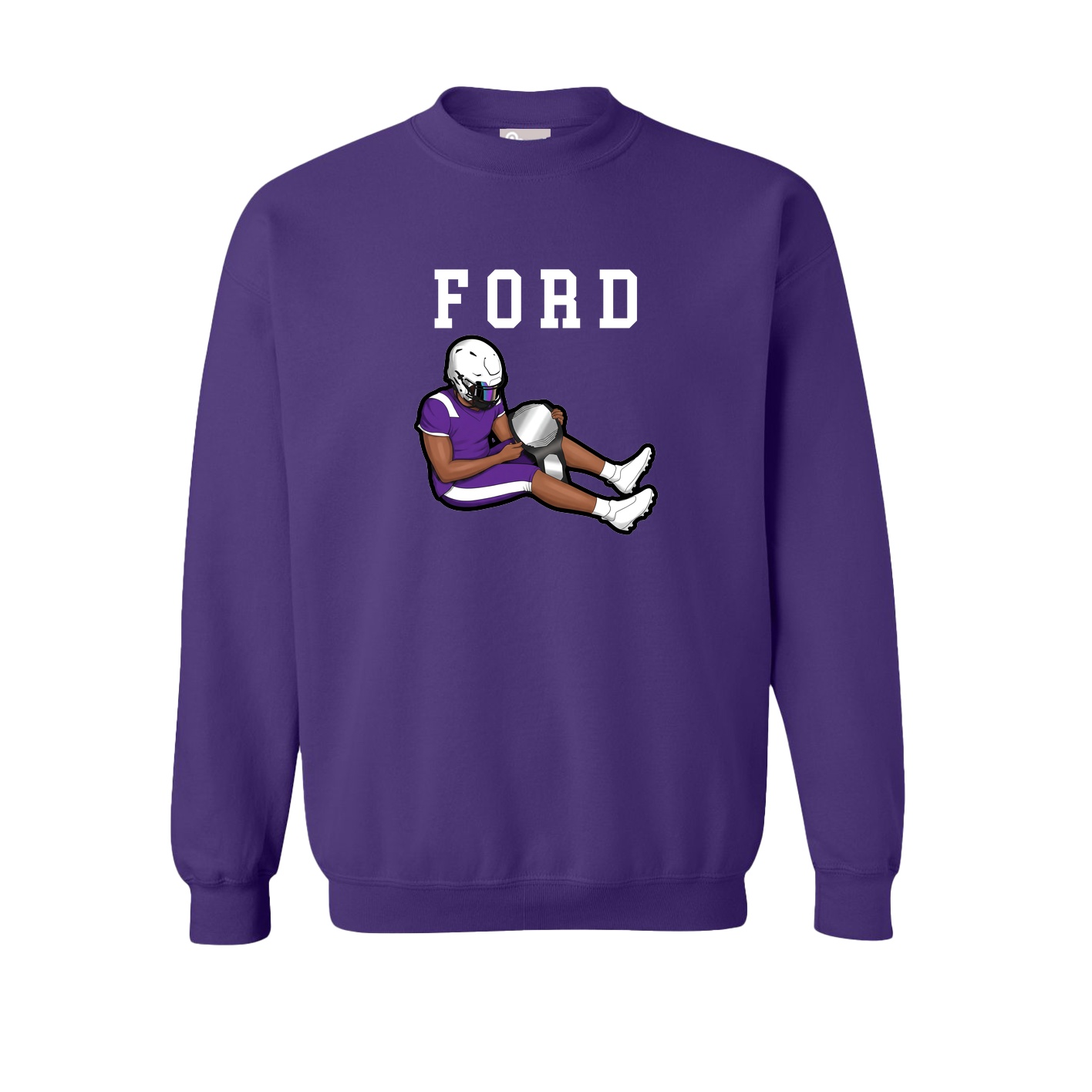 Fleece Crew — Shirsey in Purple