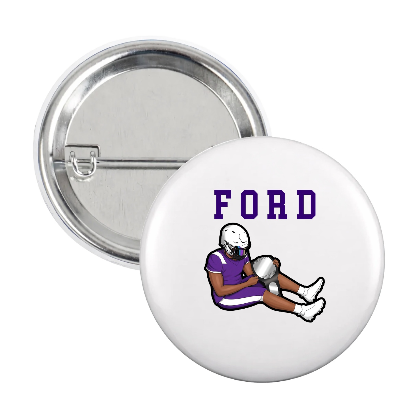 Game Day Button — Shirsey in White