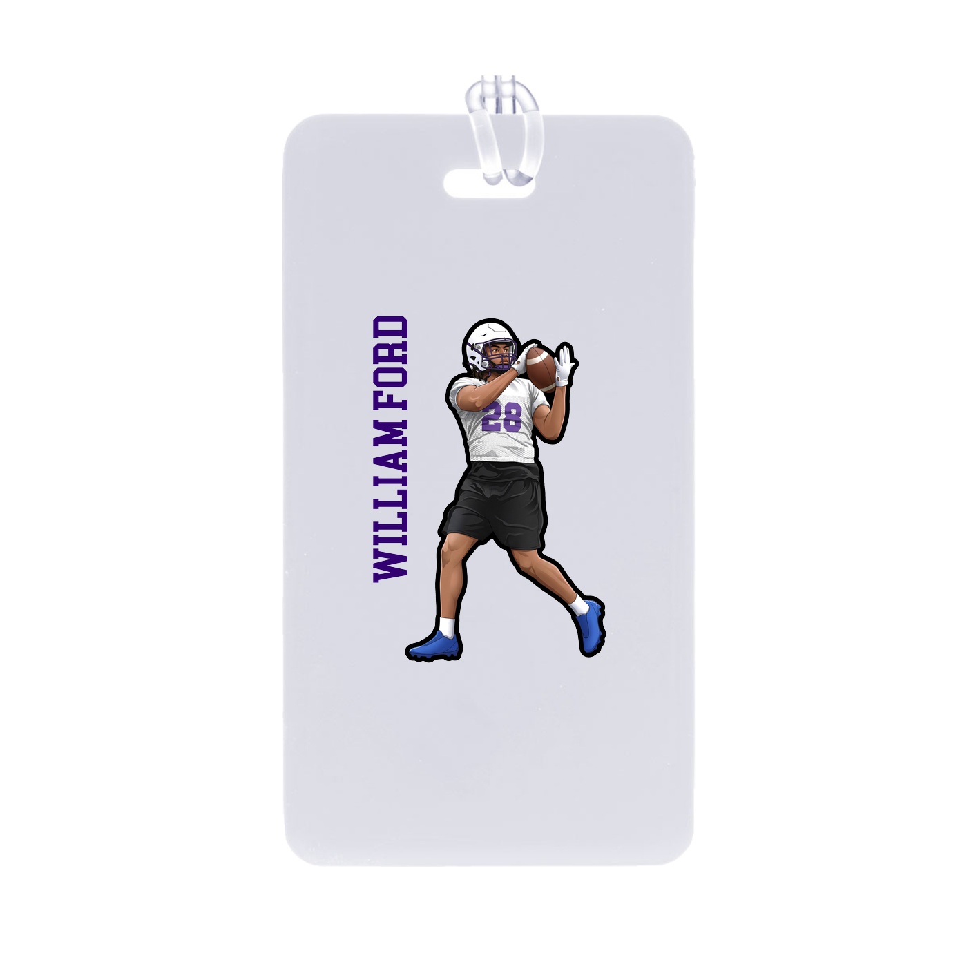 Bag Tag — Name Vertical in Classic