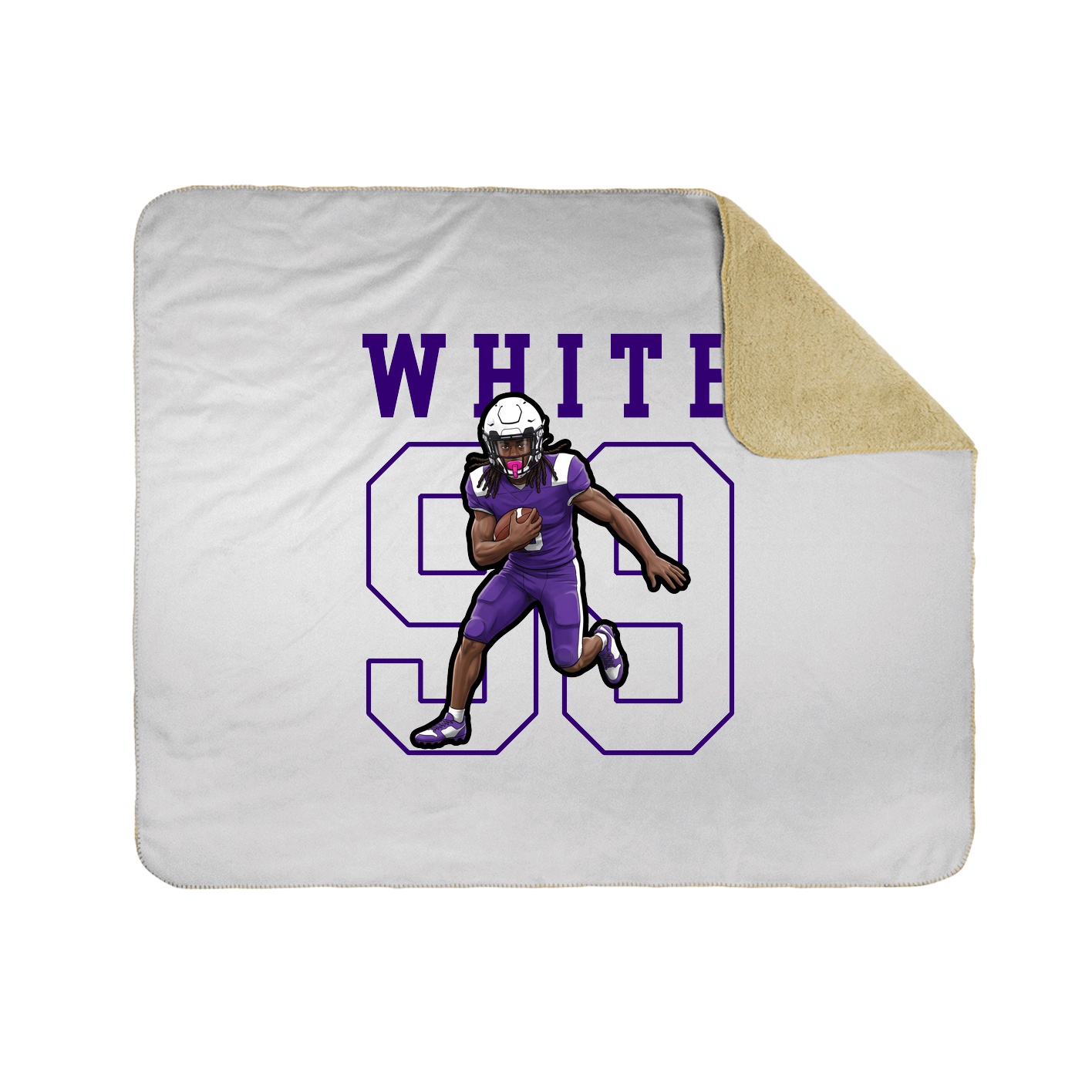 Throw Blanket — Shirsey in White