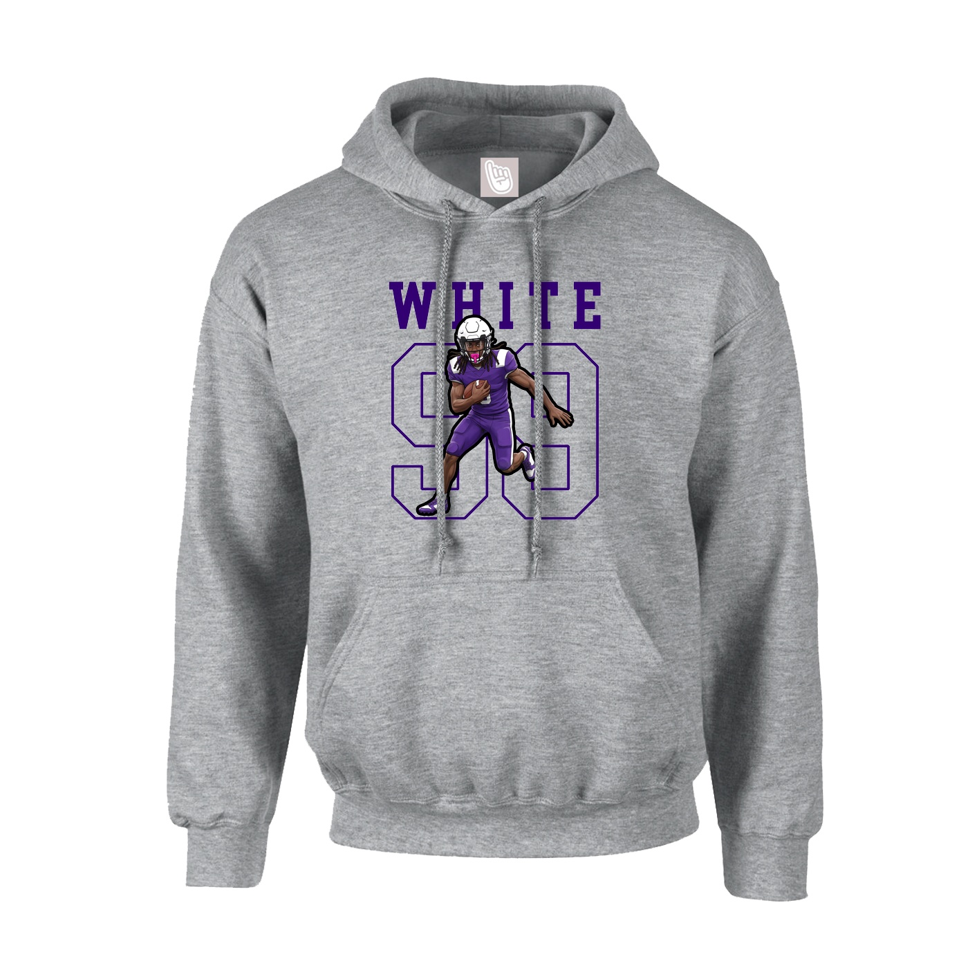 Hoodie — Shirsey in Grey