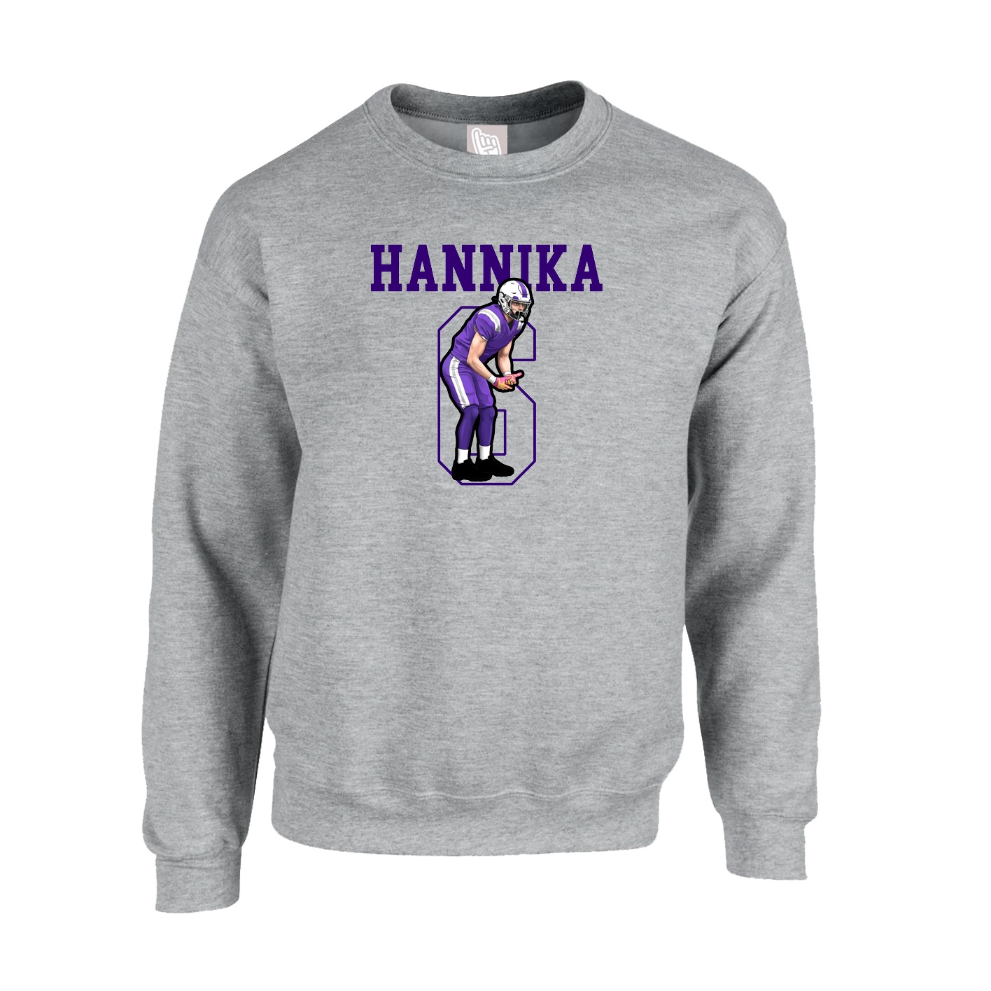 Fleece Crew — Shirsey in Grey