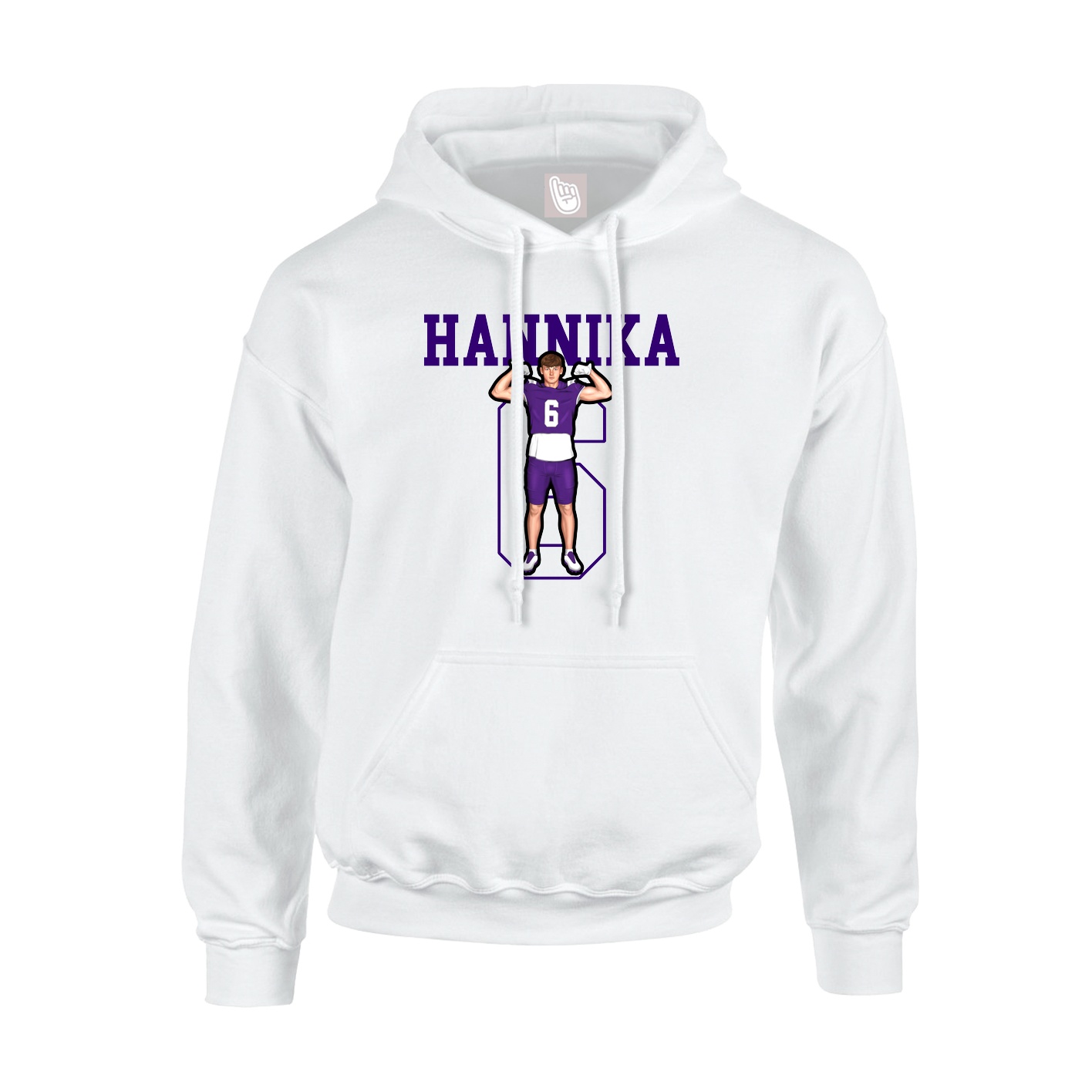 Hoodie — Shirsey in White