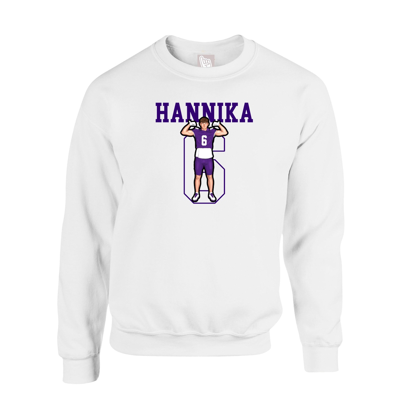 Fleece Crew — Shirsey in White