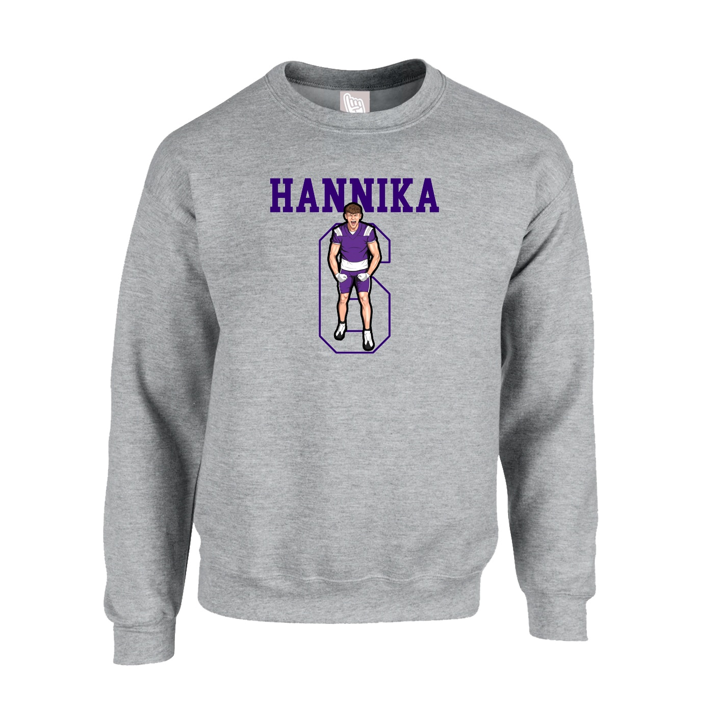 Fleece Crew — Shirsey in Grey